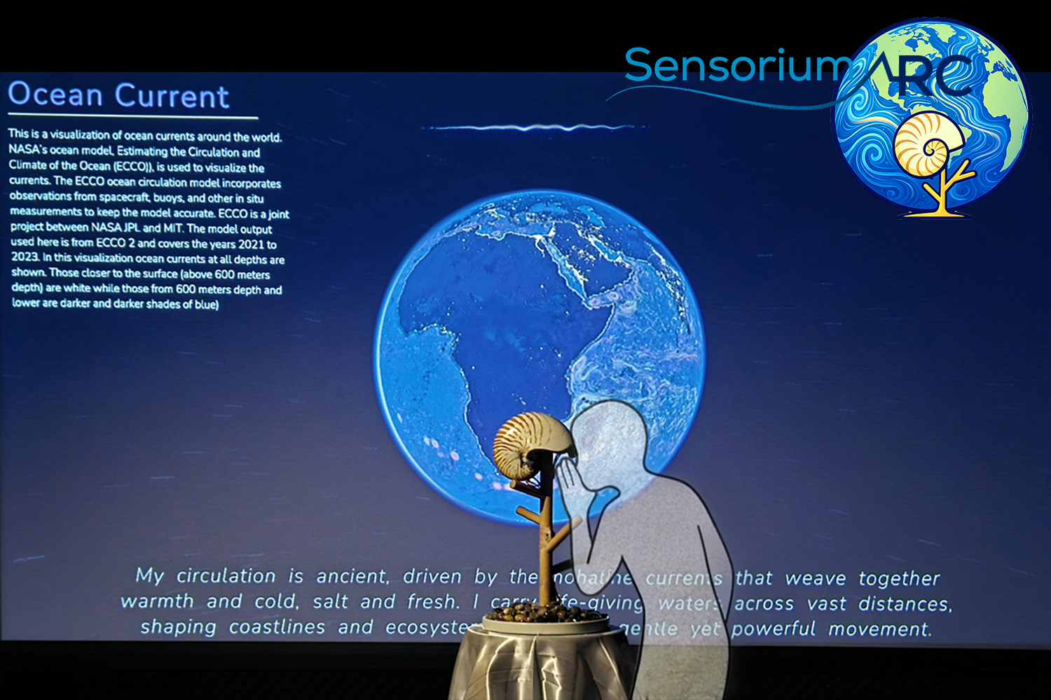 Sensorium ARC: Conversing with the Ocean Through AI Agents and Interactive Eco-Art