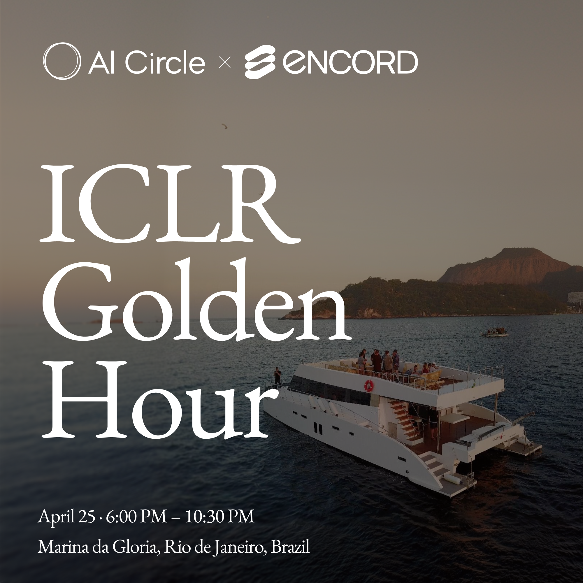AI Circle x Encord - Sunset Cruise [ICLR]