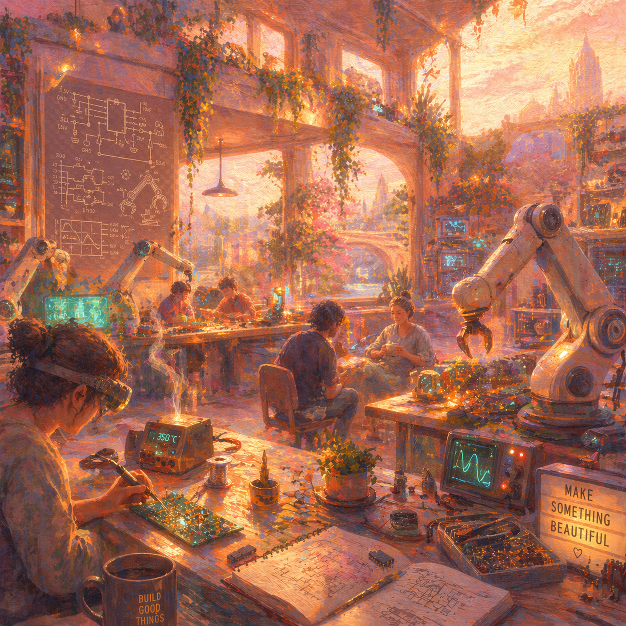 ATOMS AM: hardware builder coffee