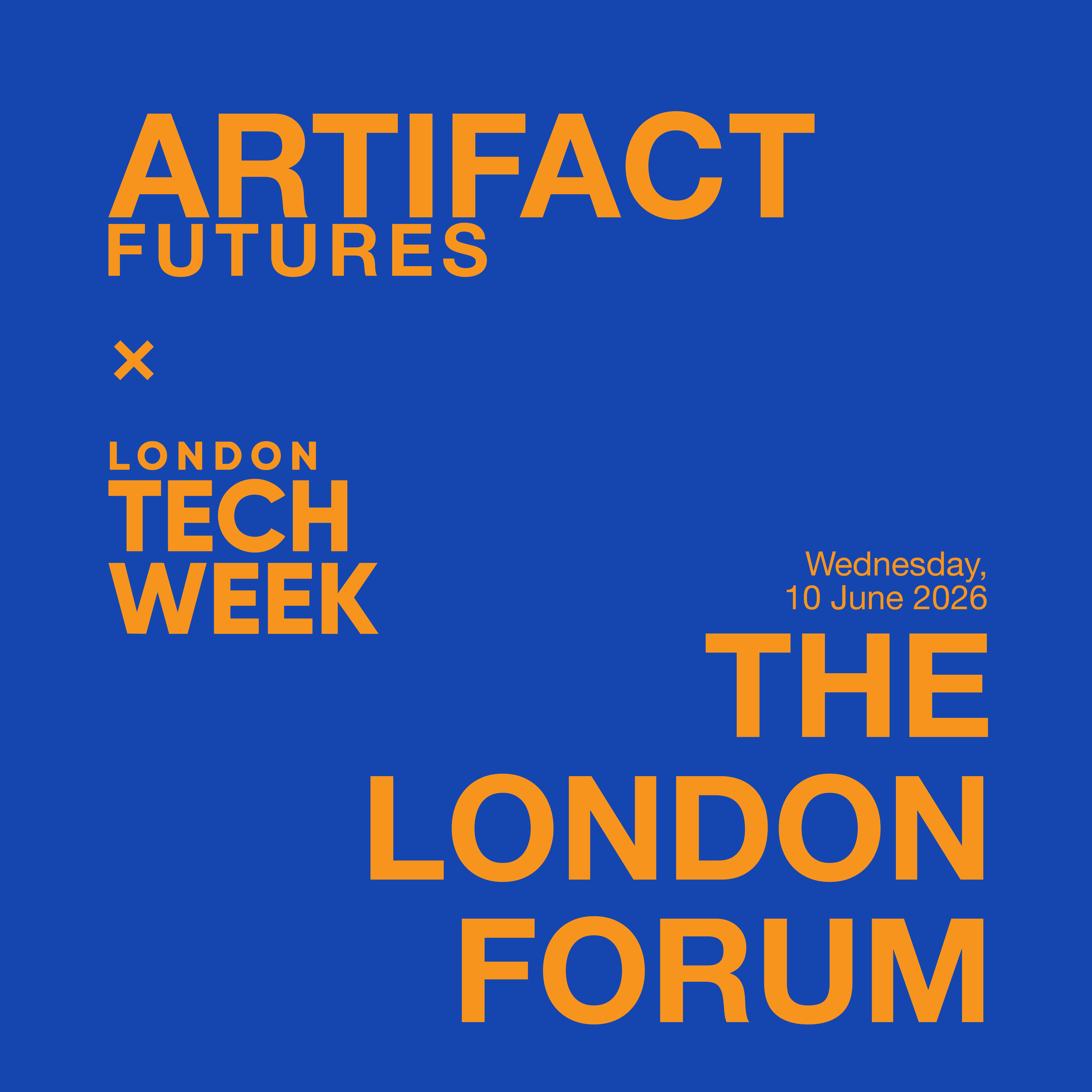 Cover art for #ARTIFACT Futures: The London Forum @ The British Library — The British Library