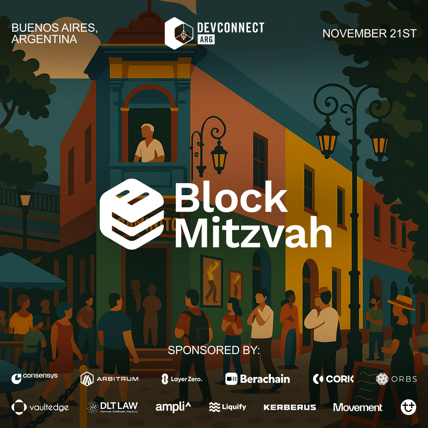 Crypto Nomads | BlockMitzvah @ Devcon Argentina - Shabbat Dinner