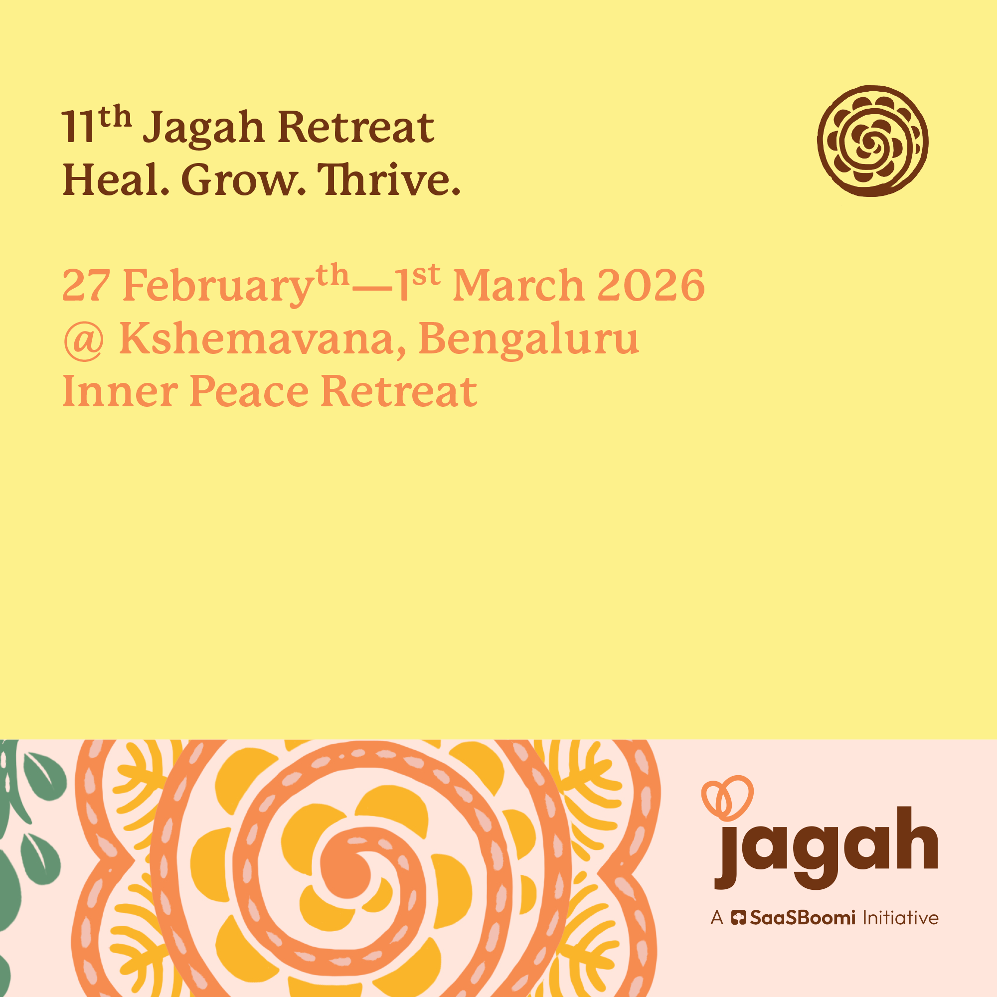 11th Jagah Founders Inner Peace Retreat