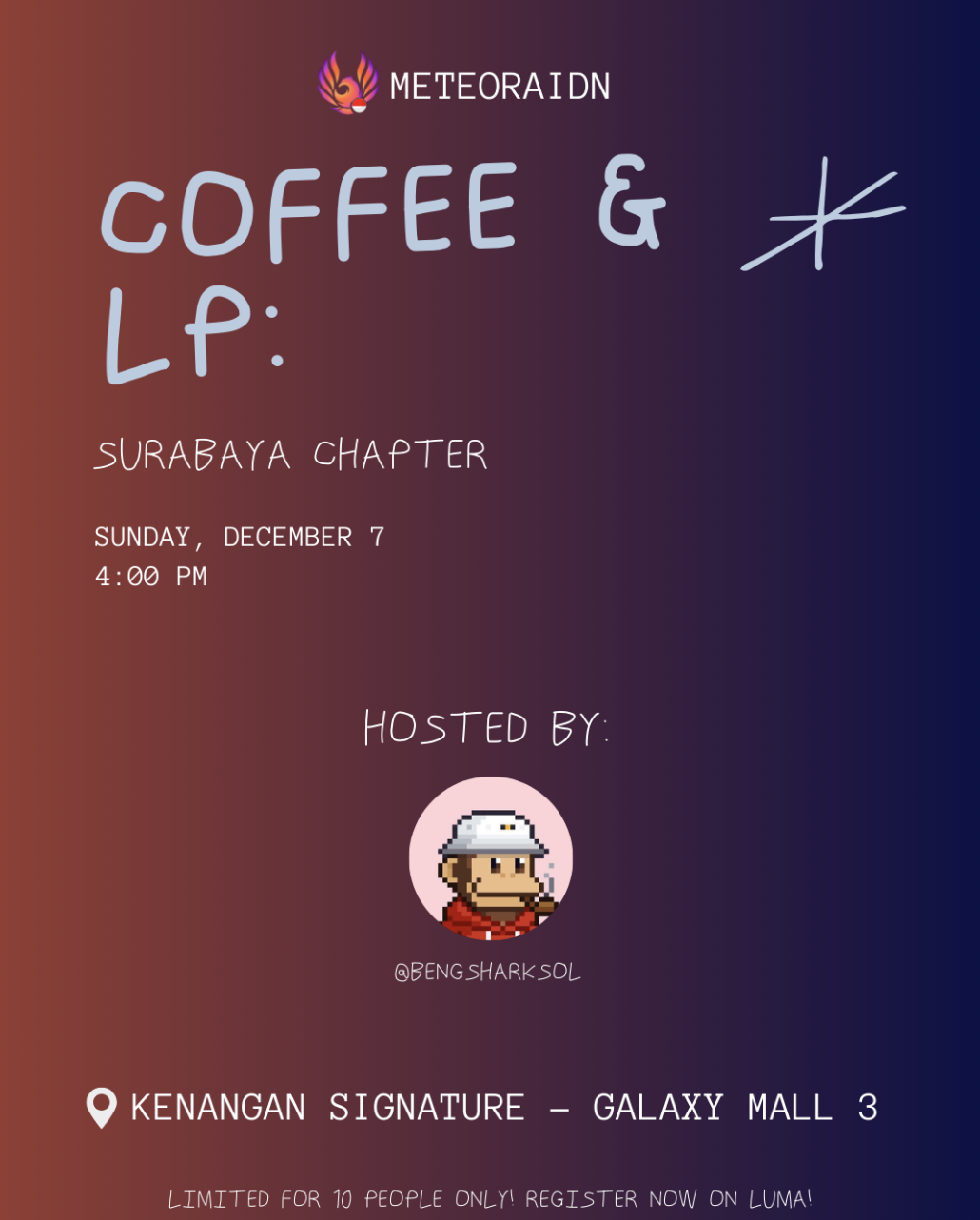 LP Over Coffee: NgopinG - ngopi sambil Lping by MeteoraIDN Surabaya Chapter