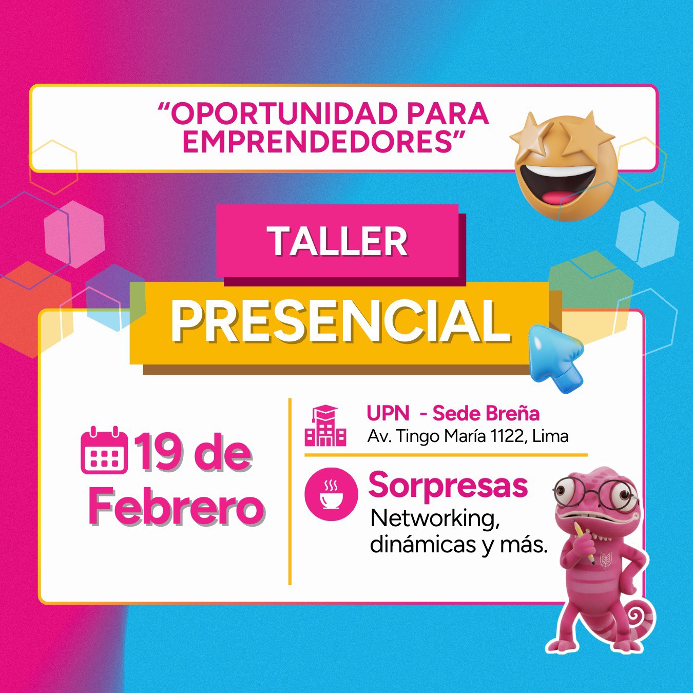 Taller Presencial: Oportunidades para Emprendedores