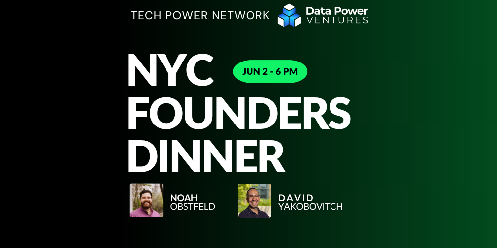 Cover art for #NYC Founders Dinner, NYC Tech Week Edition — New York, NY