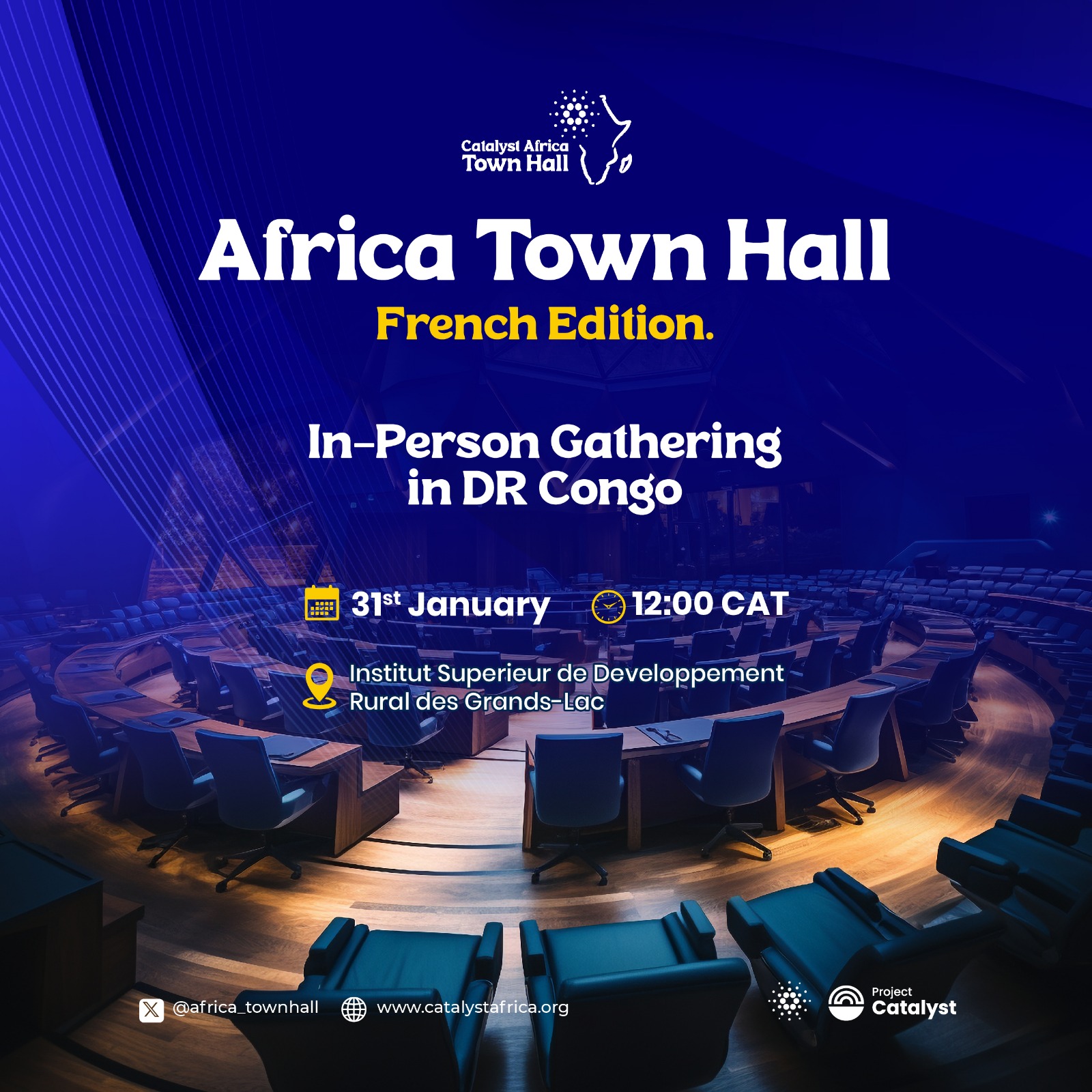 Africa Town Hall: French Edition - DR. Congo