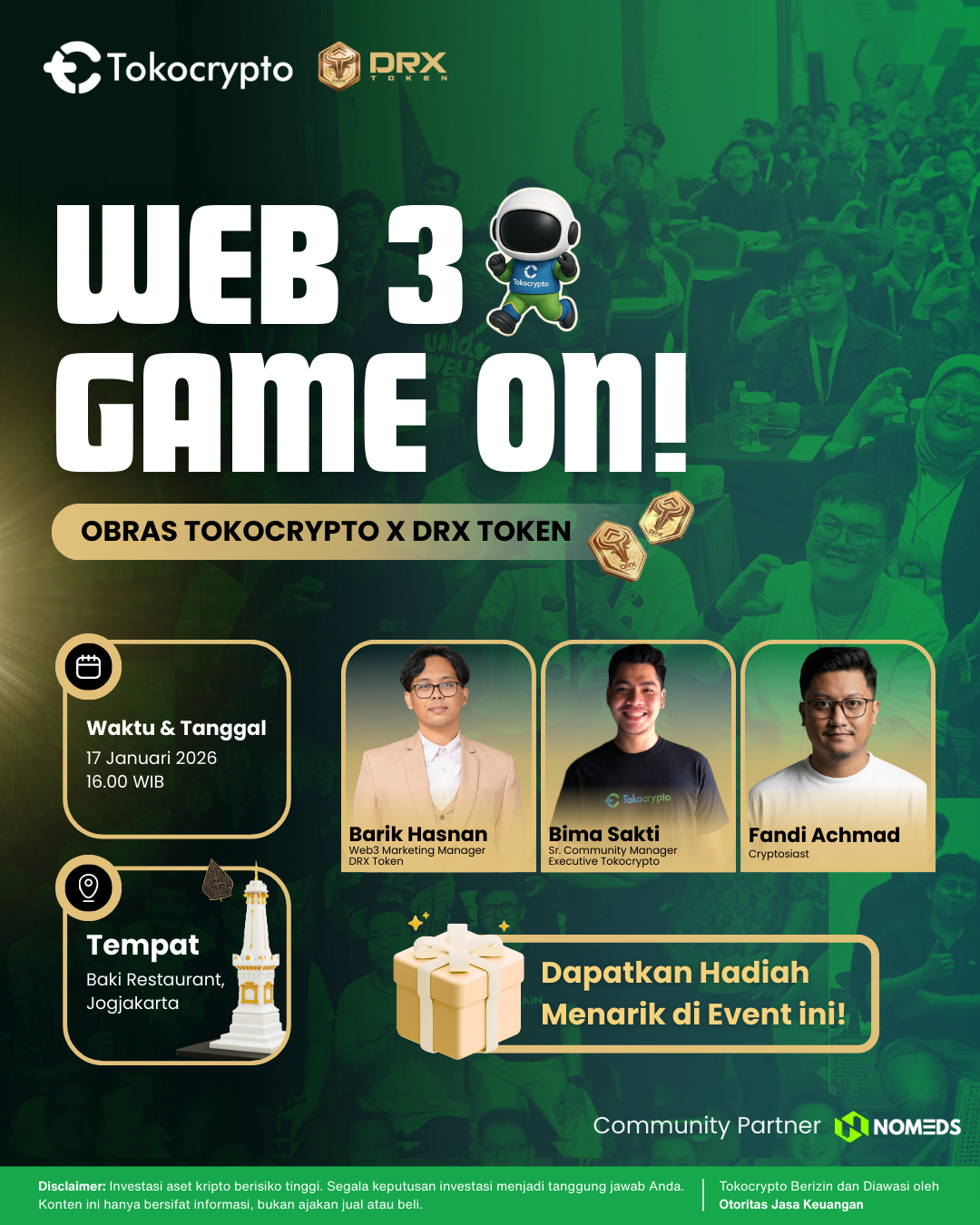 WEB3 Game On - DRX Token