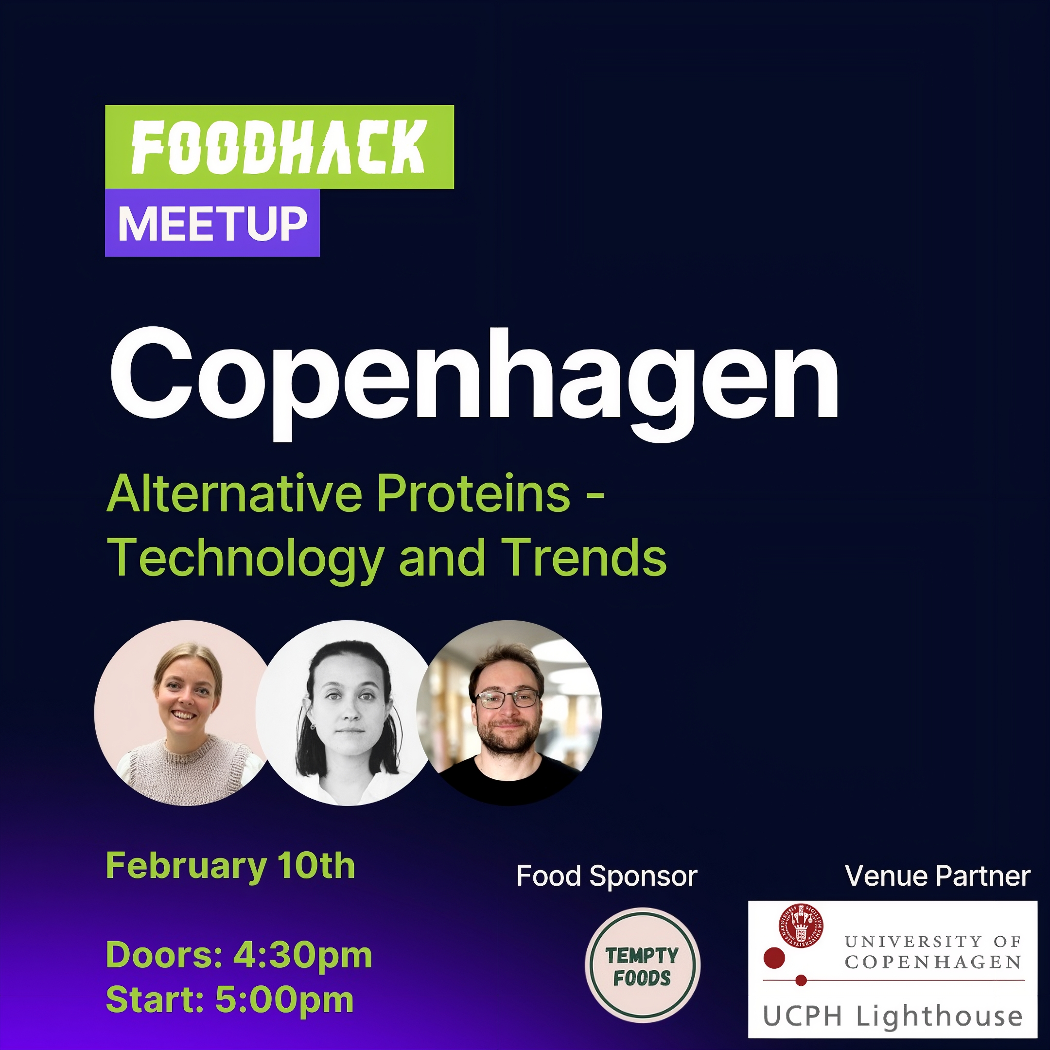 FoodHack Copenhagen: Alternative Proteins - Technology and Trends
