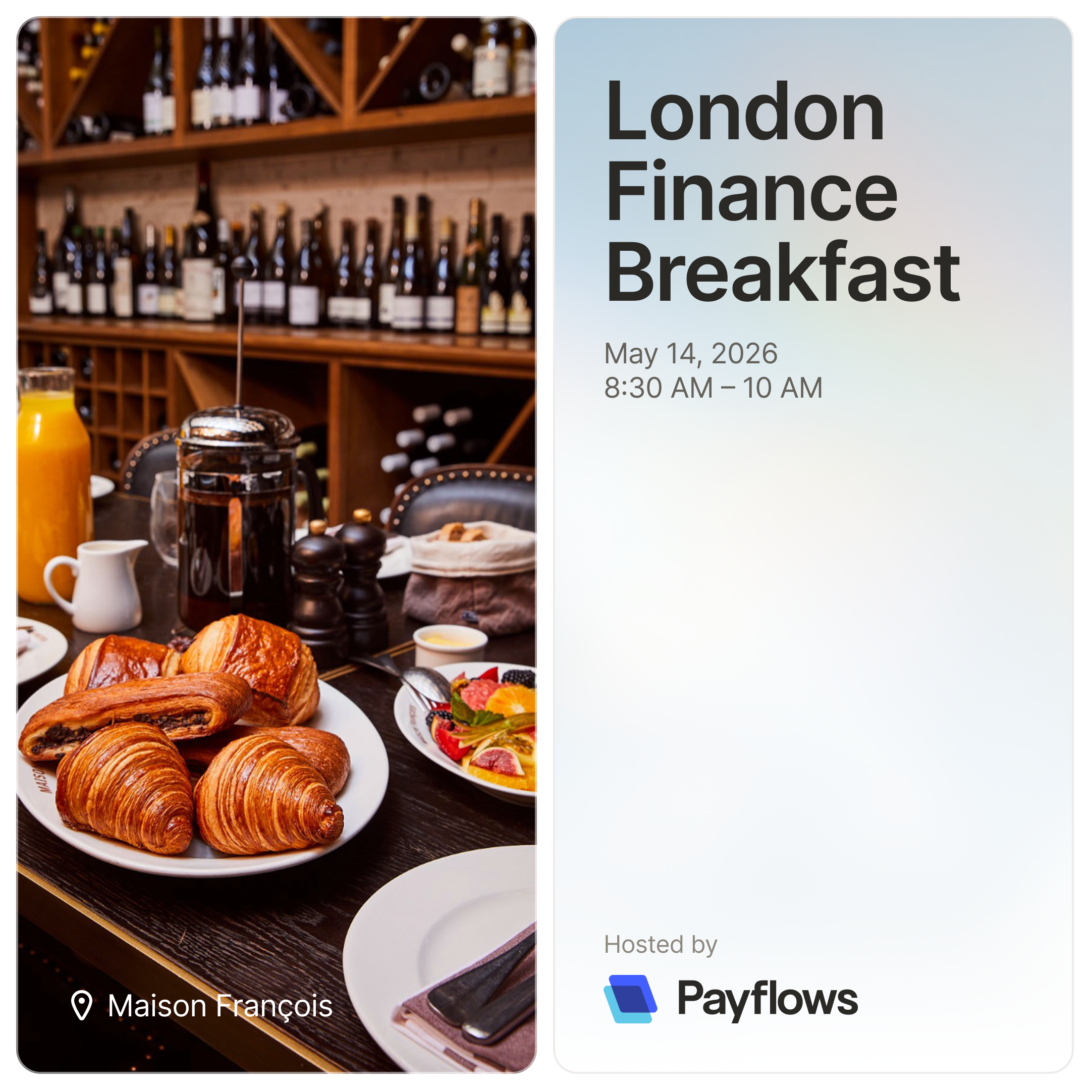 London Finance Breakfast