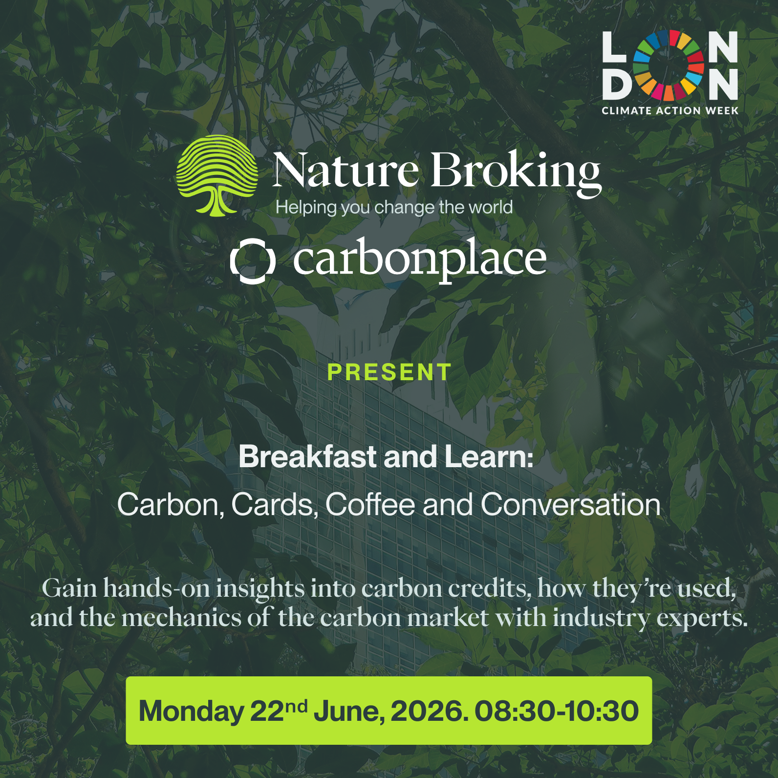 Breakfast and Learn: Carbon, Cards, Coffee and Conversation