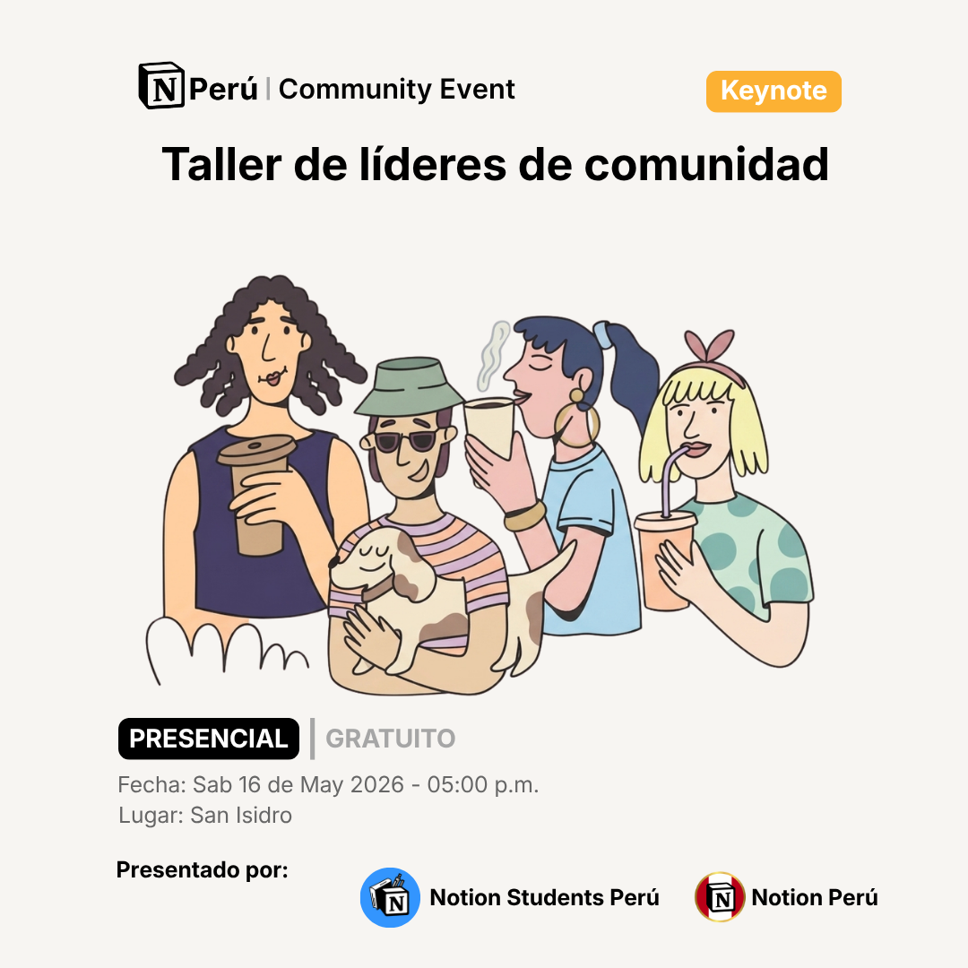 Notion para comunidades