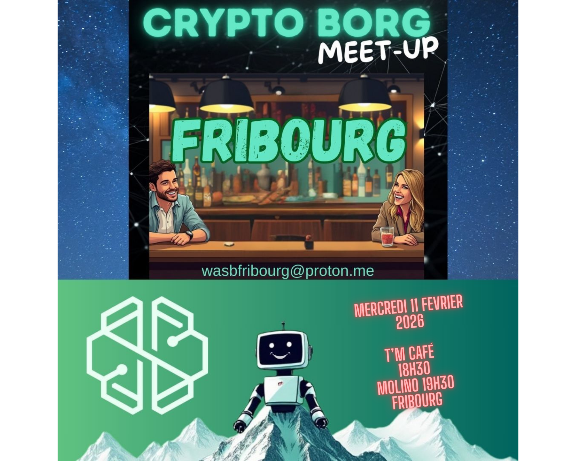 Meetup Crypto Fribourg Fevrier