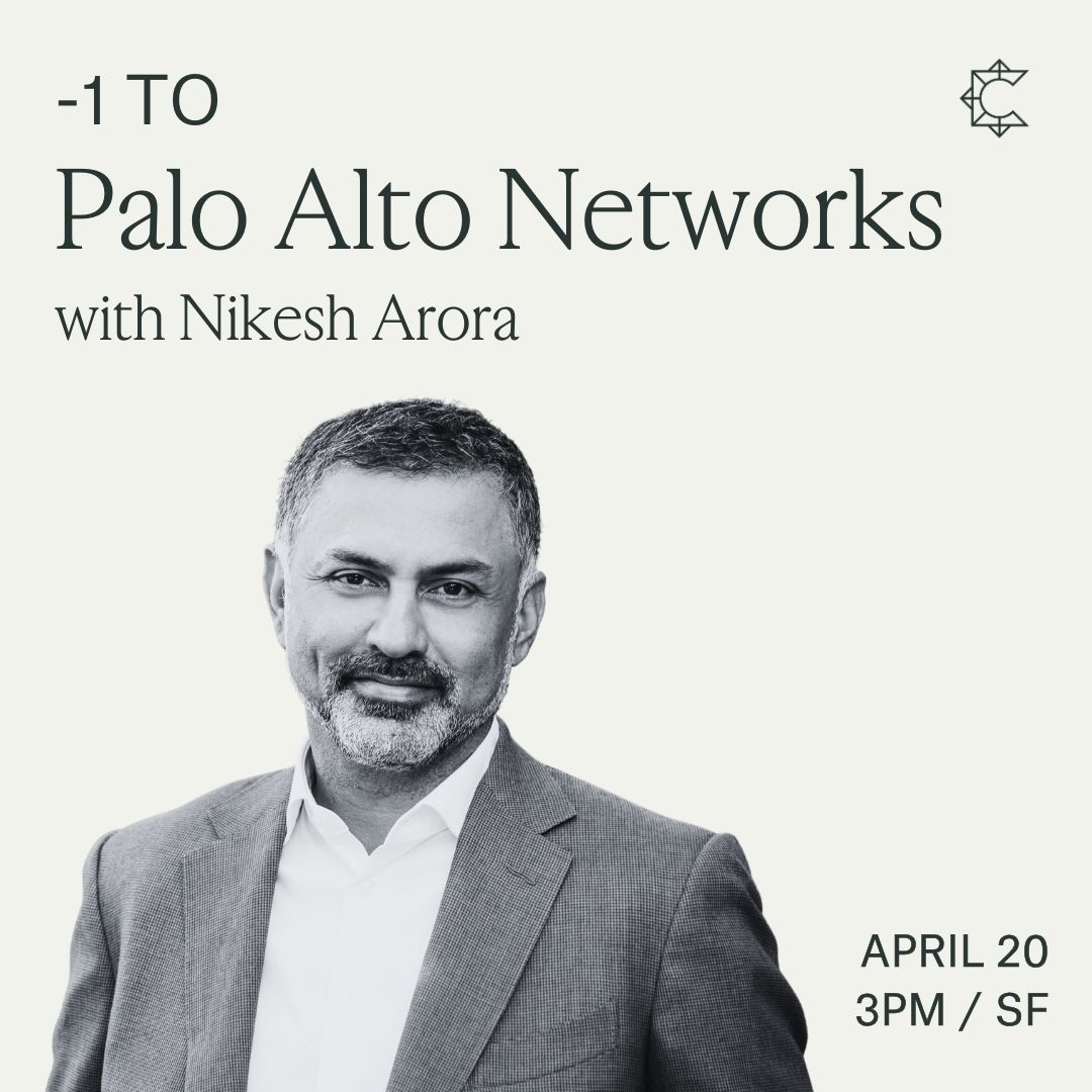 -1 to Palo Alto Networks with Nikesh Arora