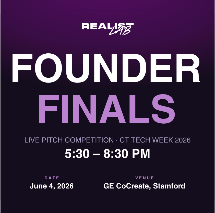 Cover art for #Founder Finals Presented by Realist Lab #CTTechWeek — CoCreate - GE Appliances Micro Mfg. Plant & Showroom