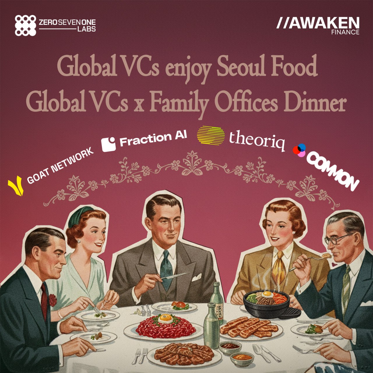 Crypto Nomads | Global VCs enjoy Seoul Food : Global VCs Family Offices  diner