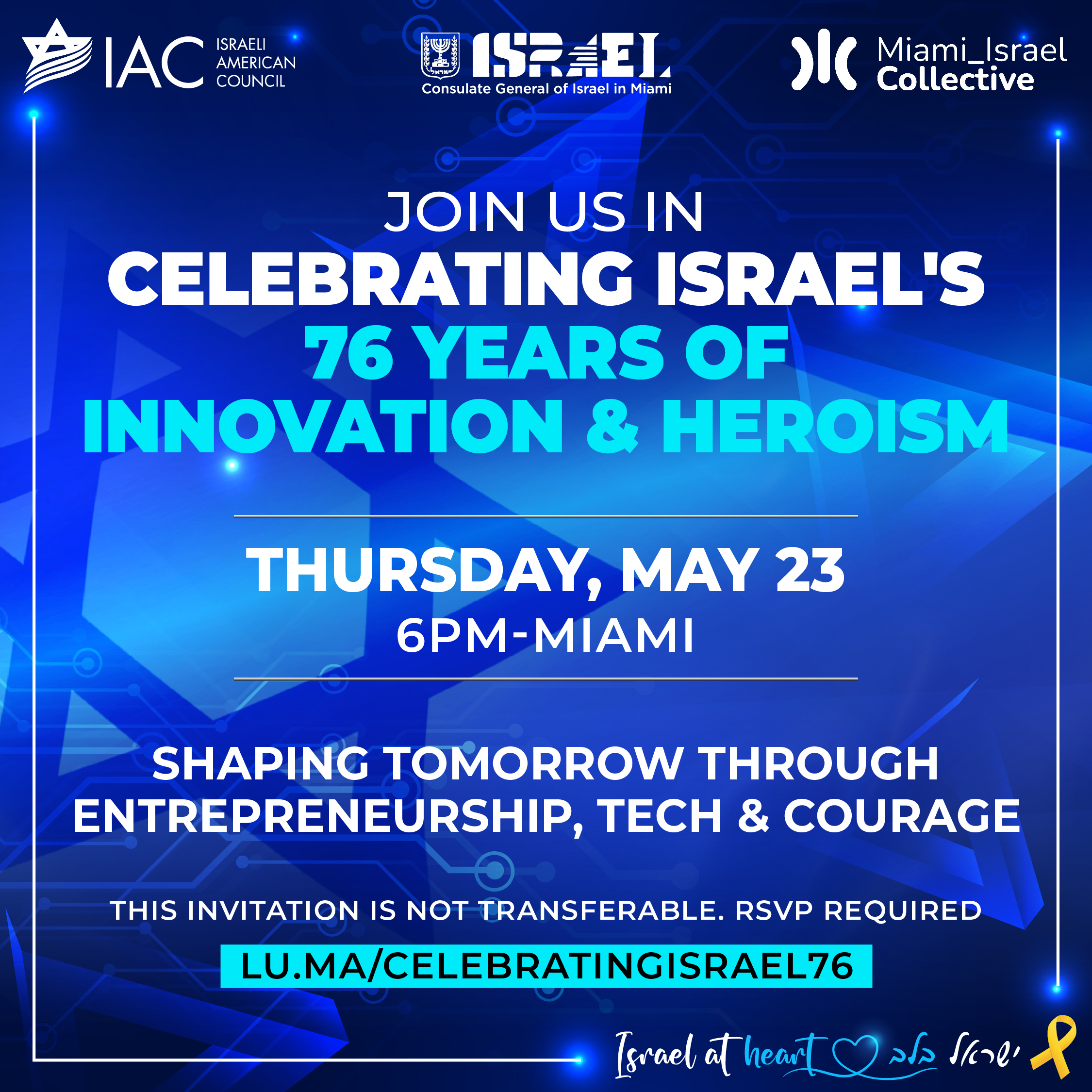 76 Years of Innovation & Heroism Luma event cover
