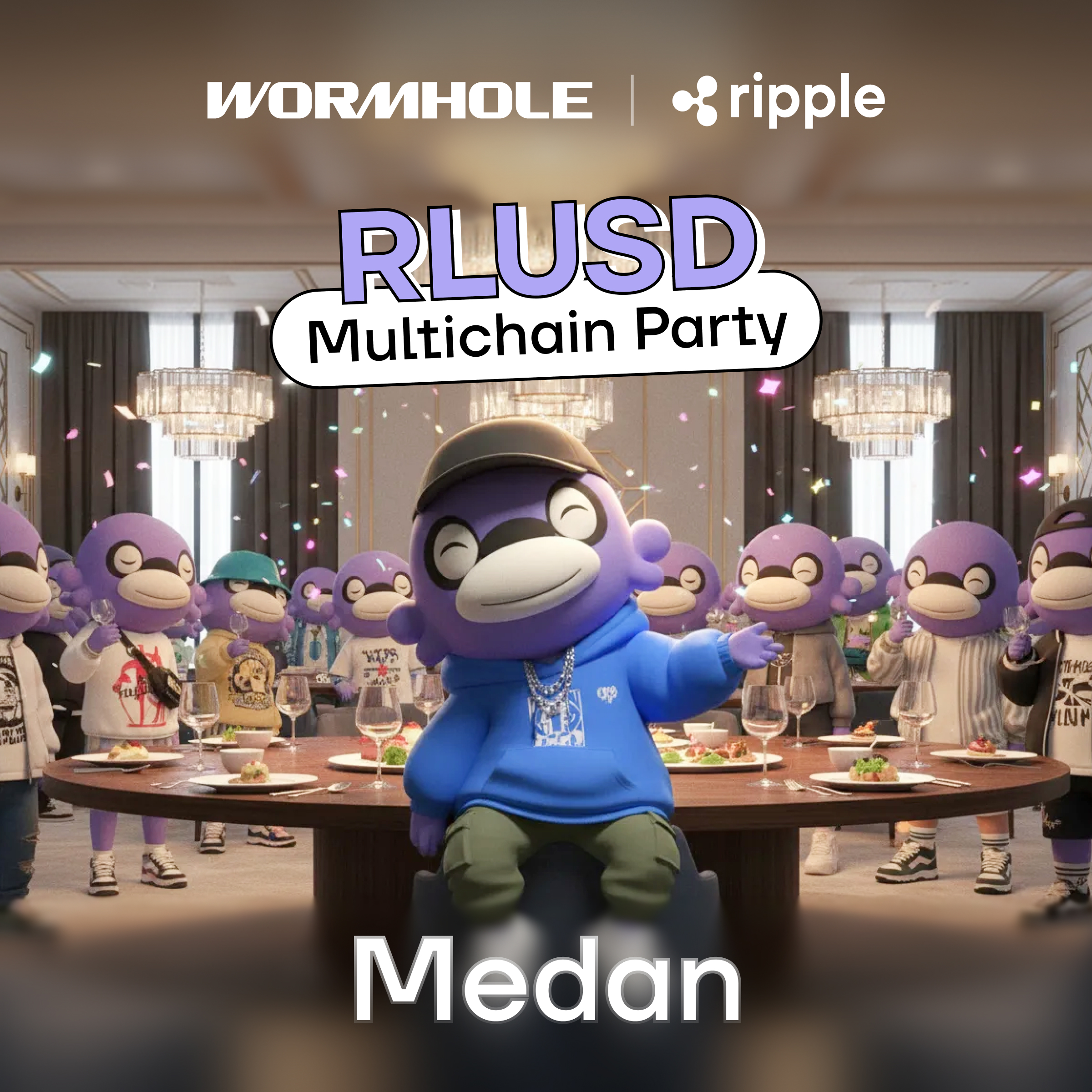 RLUSD Multichain Party by Wormhole