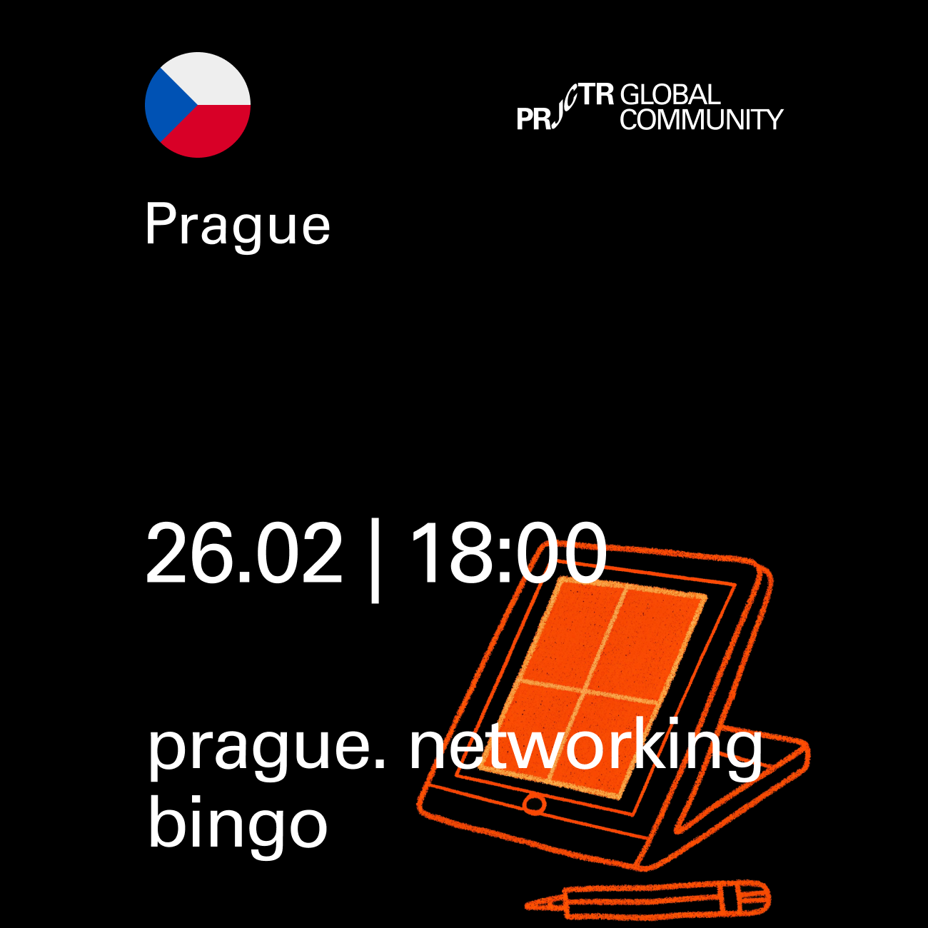 Prague. Networking Bingo