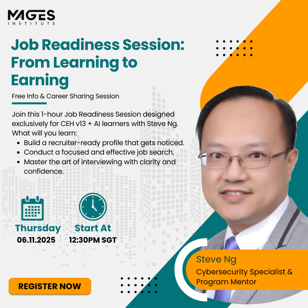 Job Readiness Session: From Learning to Earning | Steve Ng