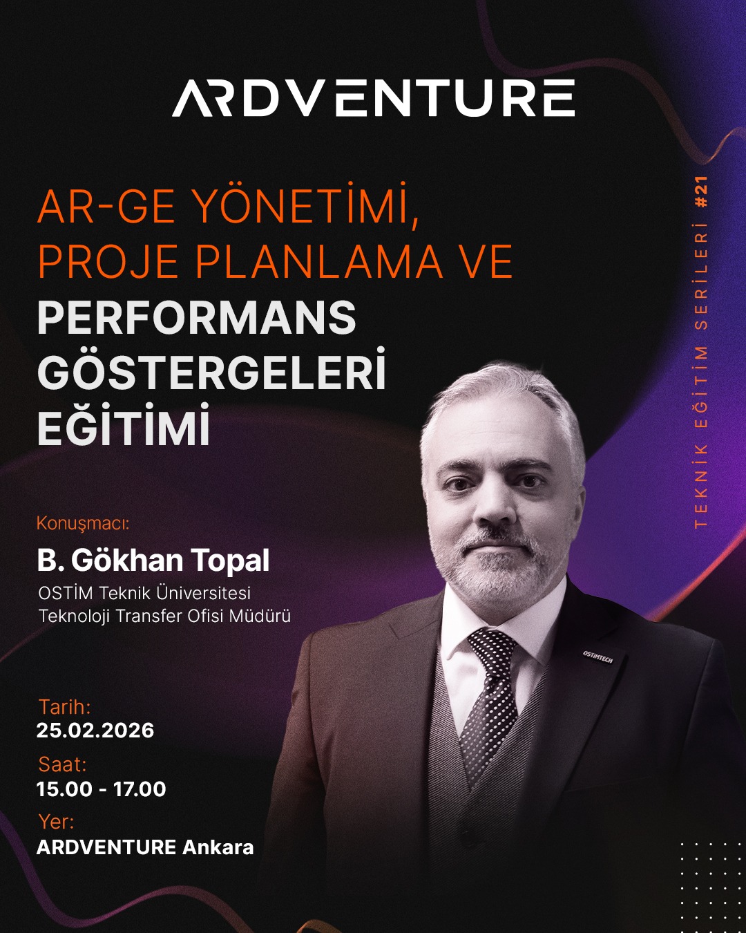 AR-GE YÖNETİMİ, PROJE PLANLAMA VE PERFORMANS GÖSTERGELERİ EĞİTİMİ