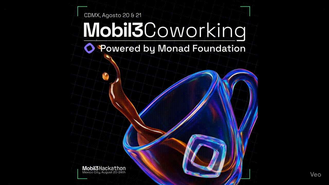 Coworking & Builders - Mobil3, Powered by Monad.