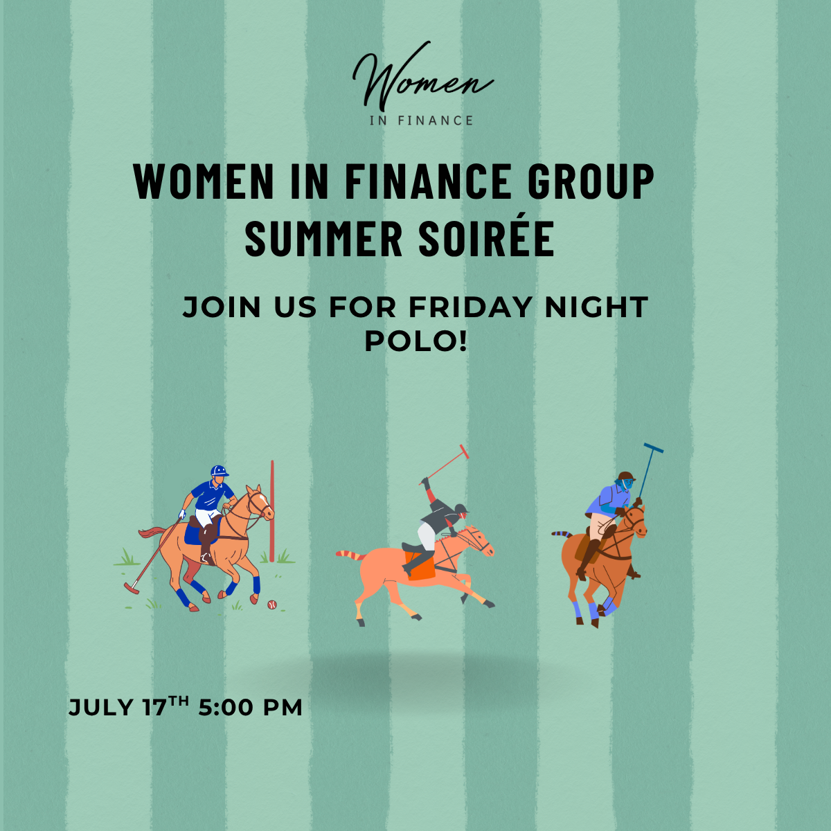 Women in Finance Polo event