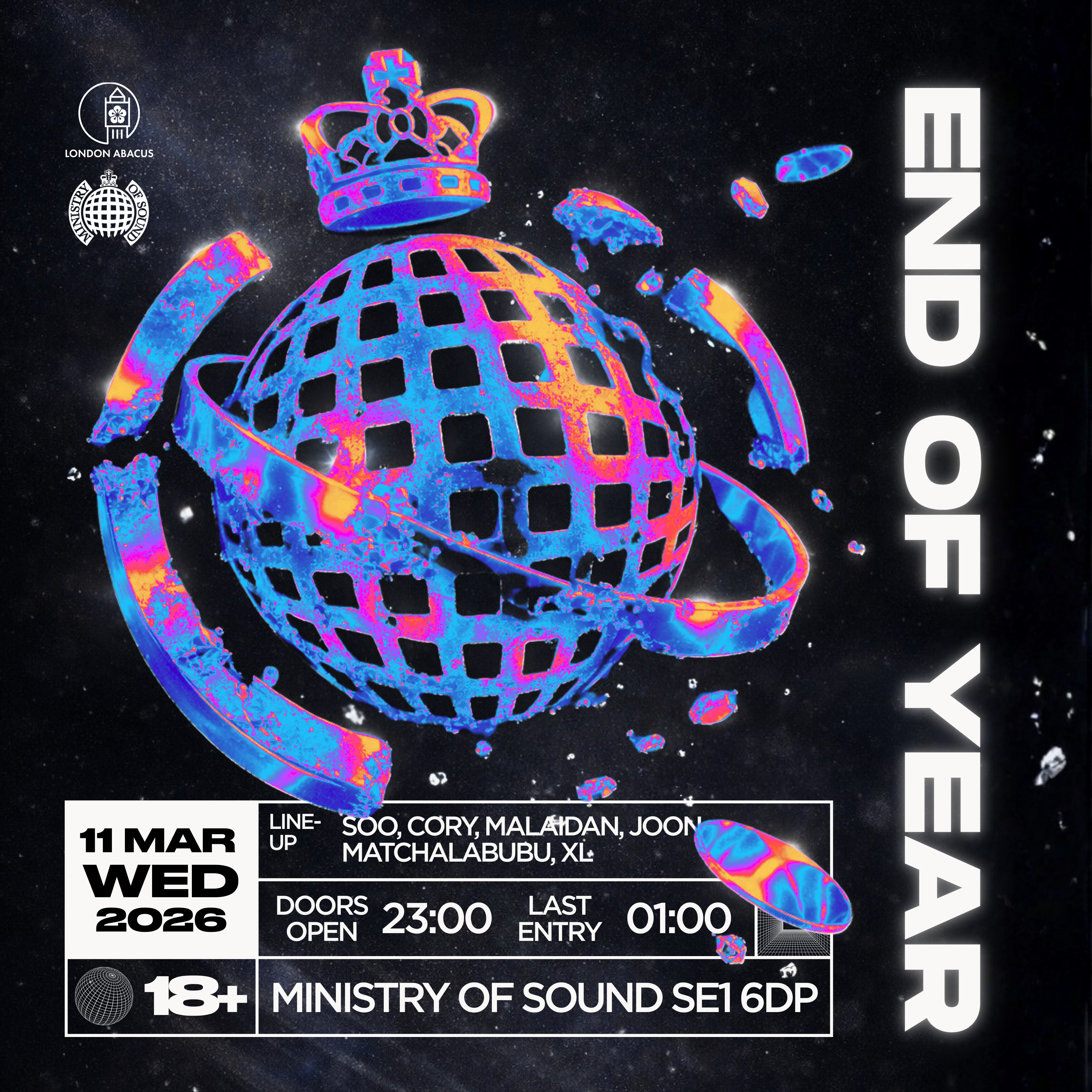 London ABACUS: End of Year @ Ministry