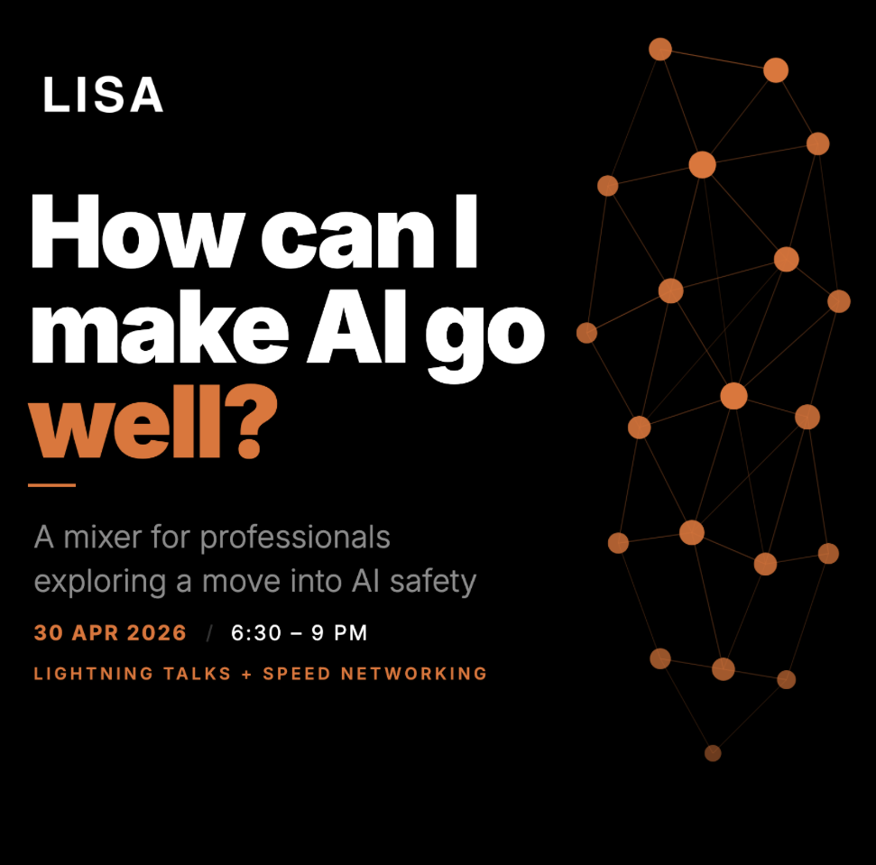 How can I make AI go well? A mixer for professionals exploring a move into AI safety