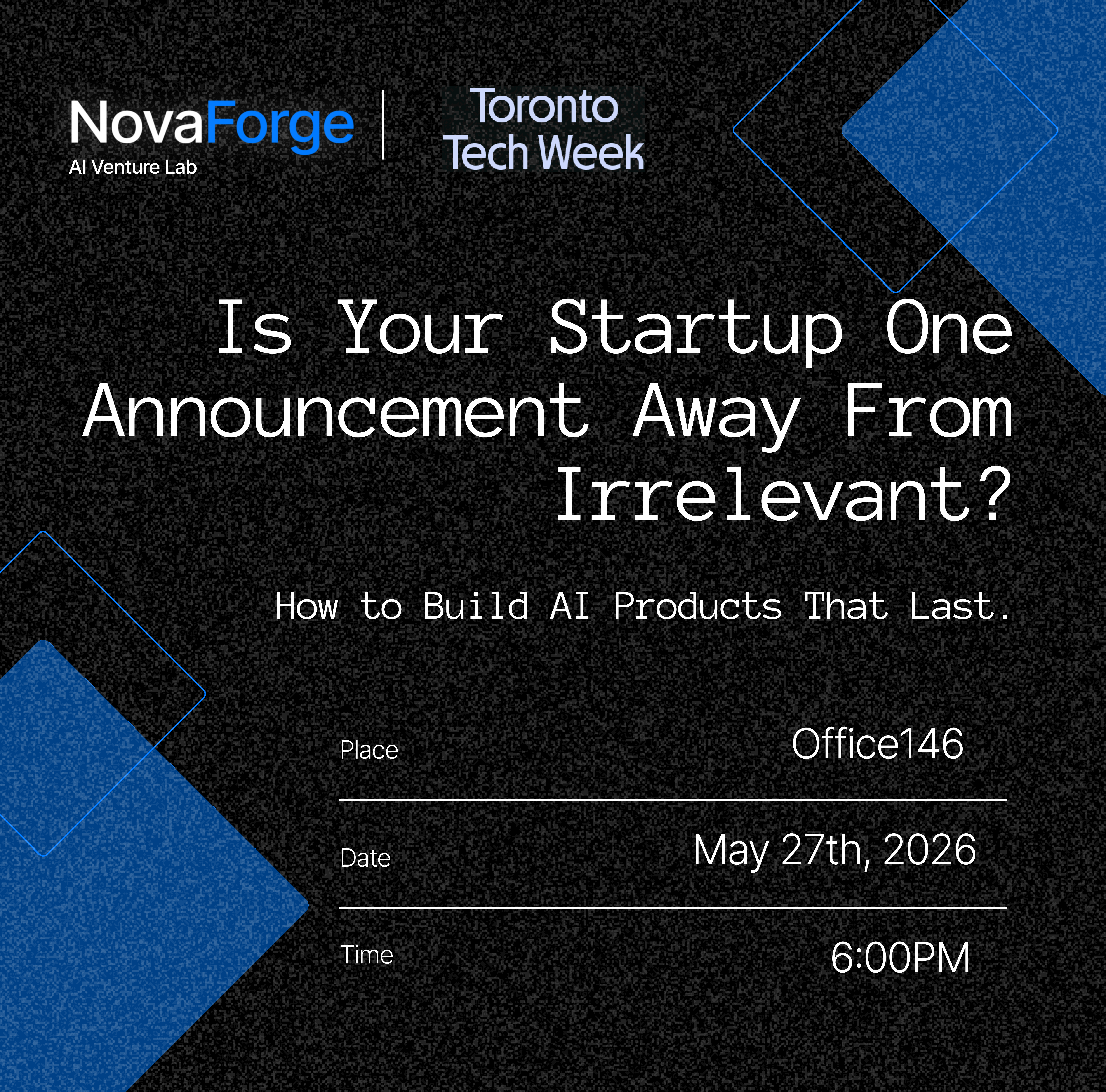Is Your Startup One Announcement Away From Irrelevant?