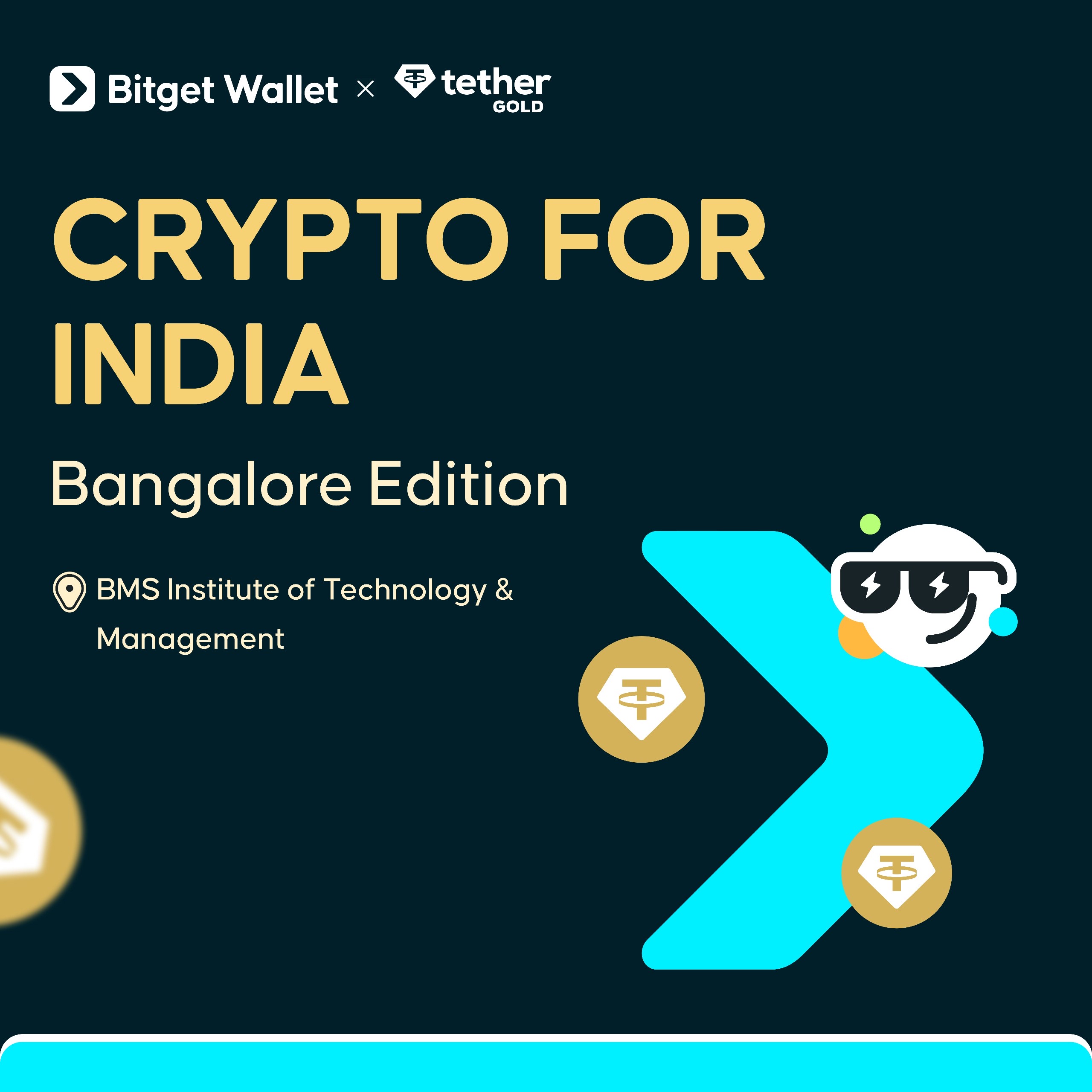 Crypto for India Tour with Bitget Wallet: BMSIT