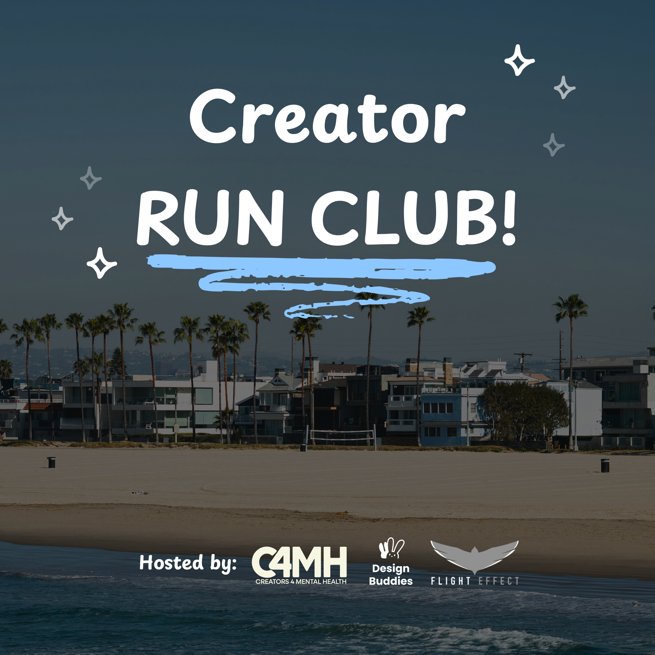 Creator Run Club (by Creators 4 Mental Health, Design Buddies, and Flight Effect)