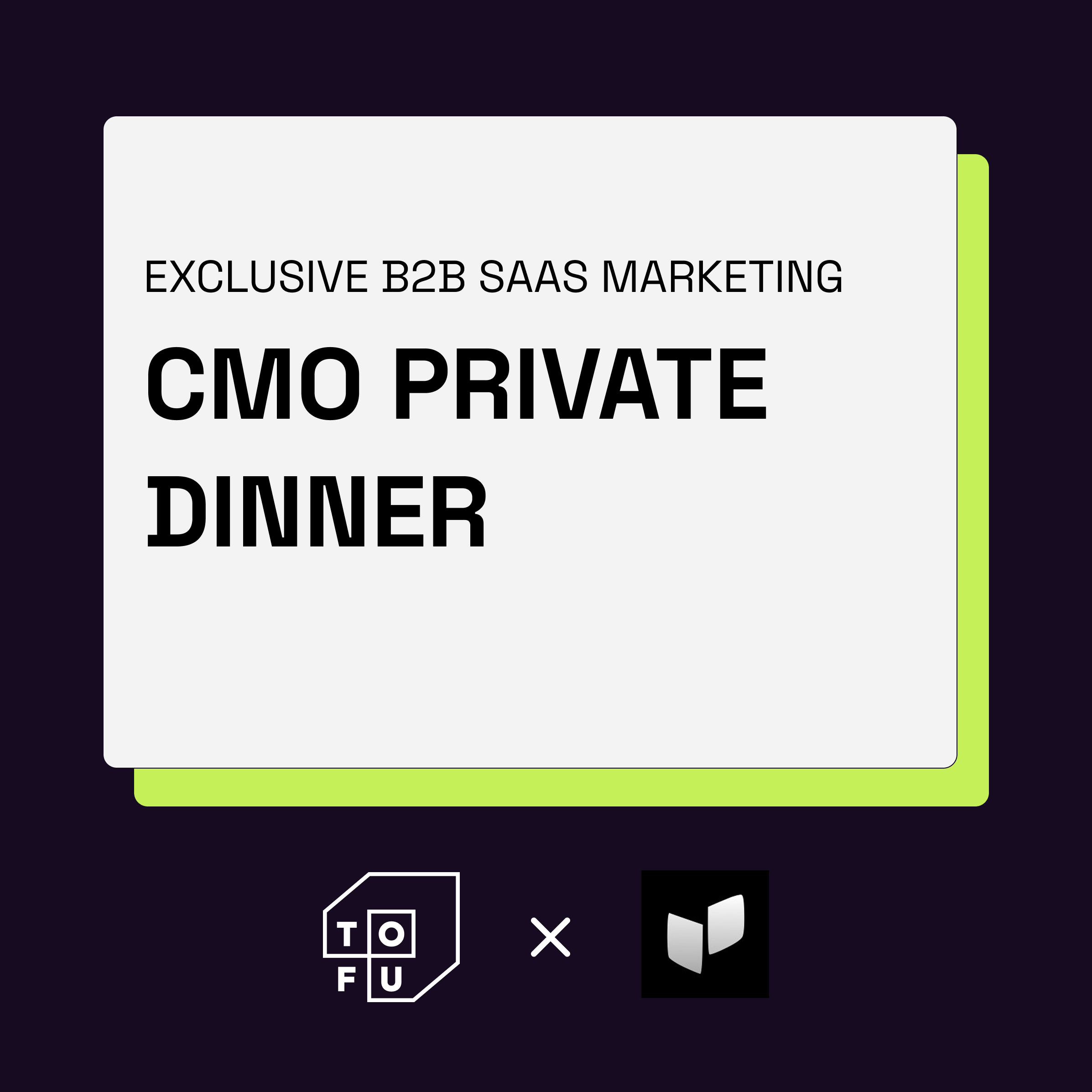 CMO Private Dinner