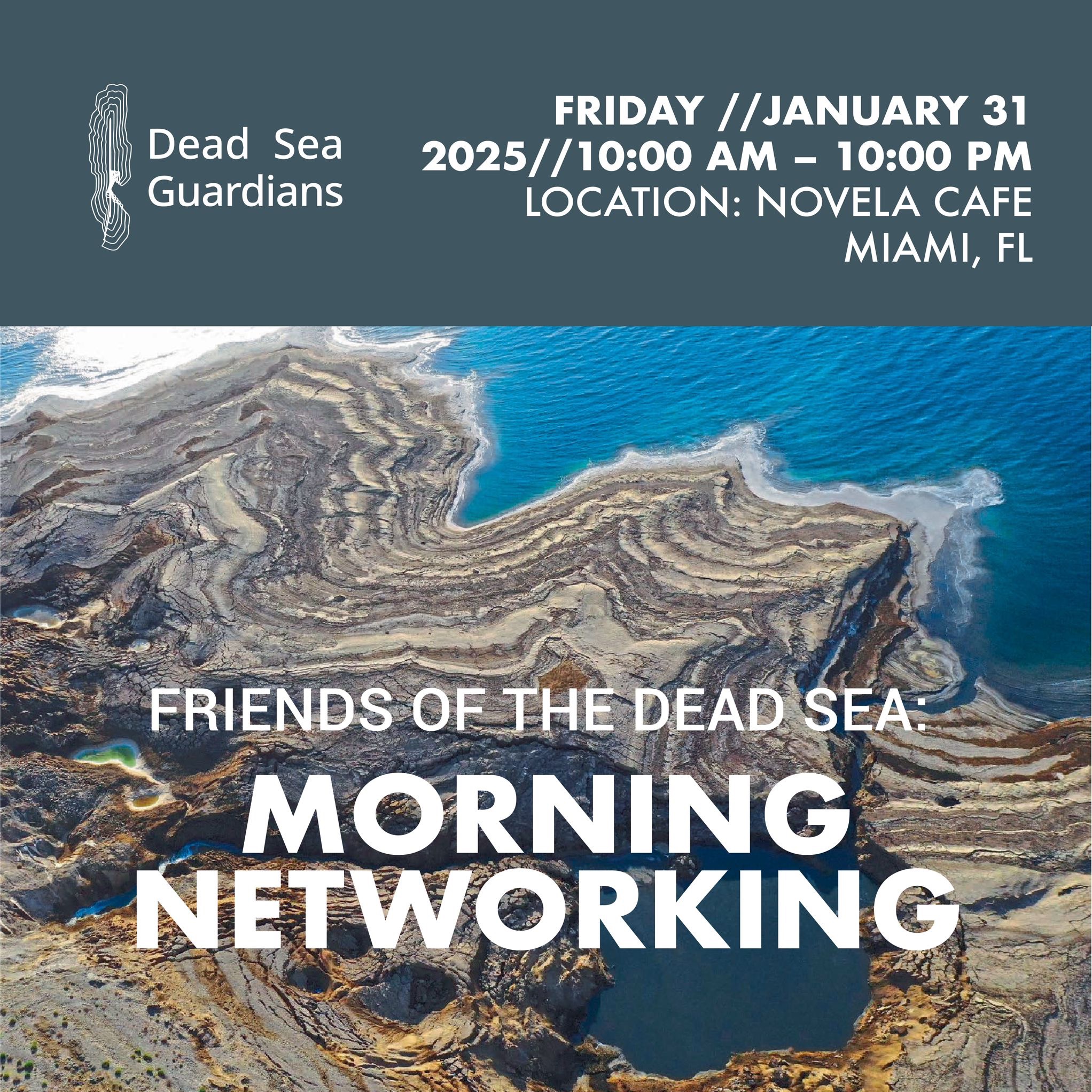 Morning Networking with Friends of the Dead Sea Luma event cover