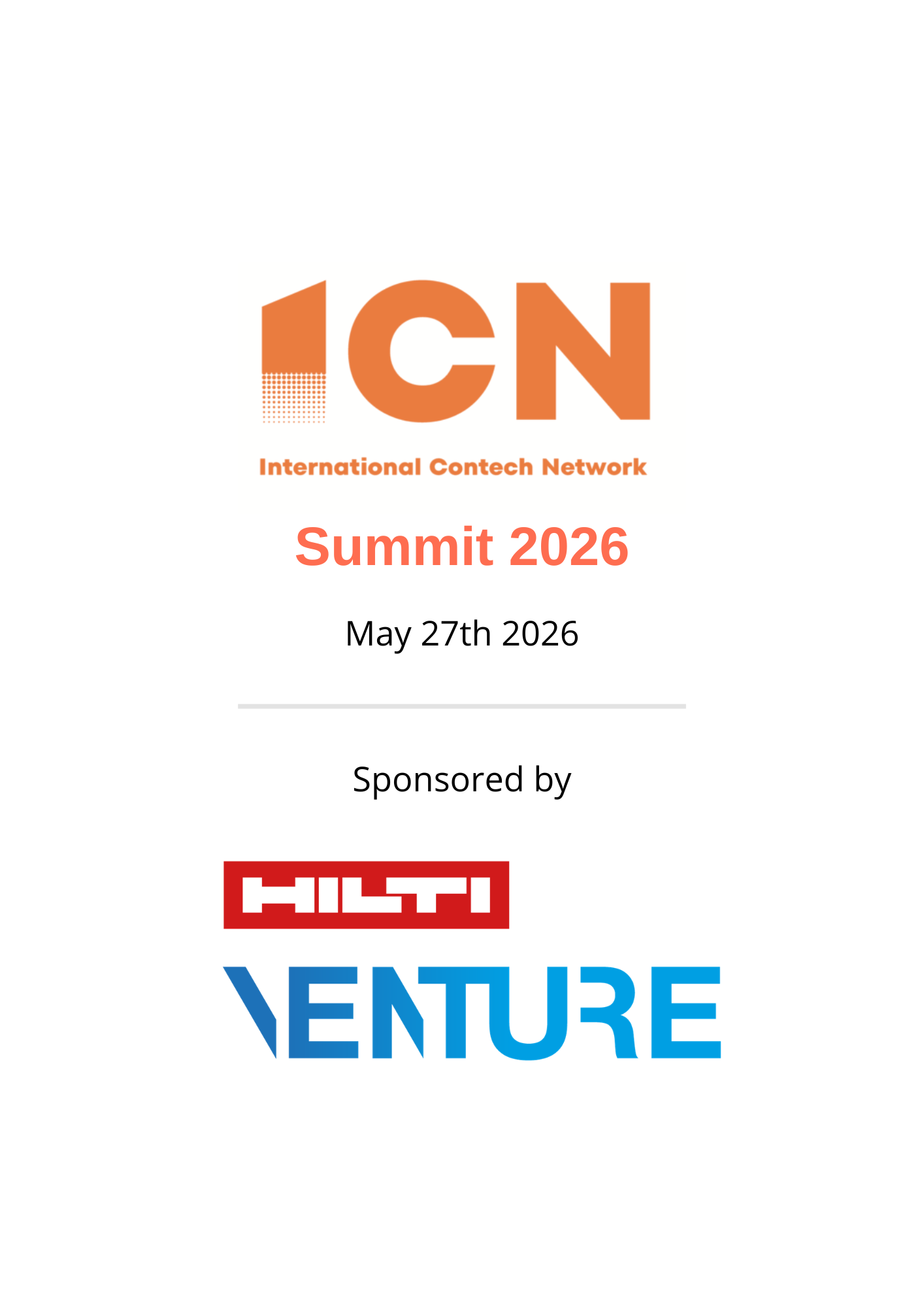 Cover art for #Personal invitation : International ConTech Network Summit 2026 — 126 Rue Gallieni