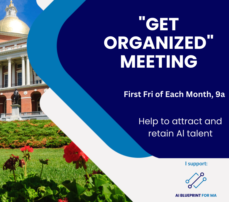 Monthly "Get Organized" Zoom Call for AI Blueprint for MA