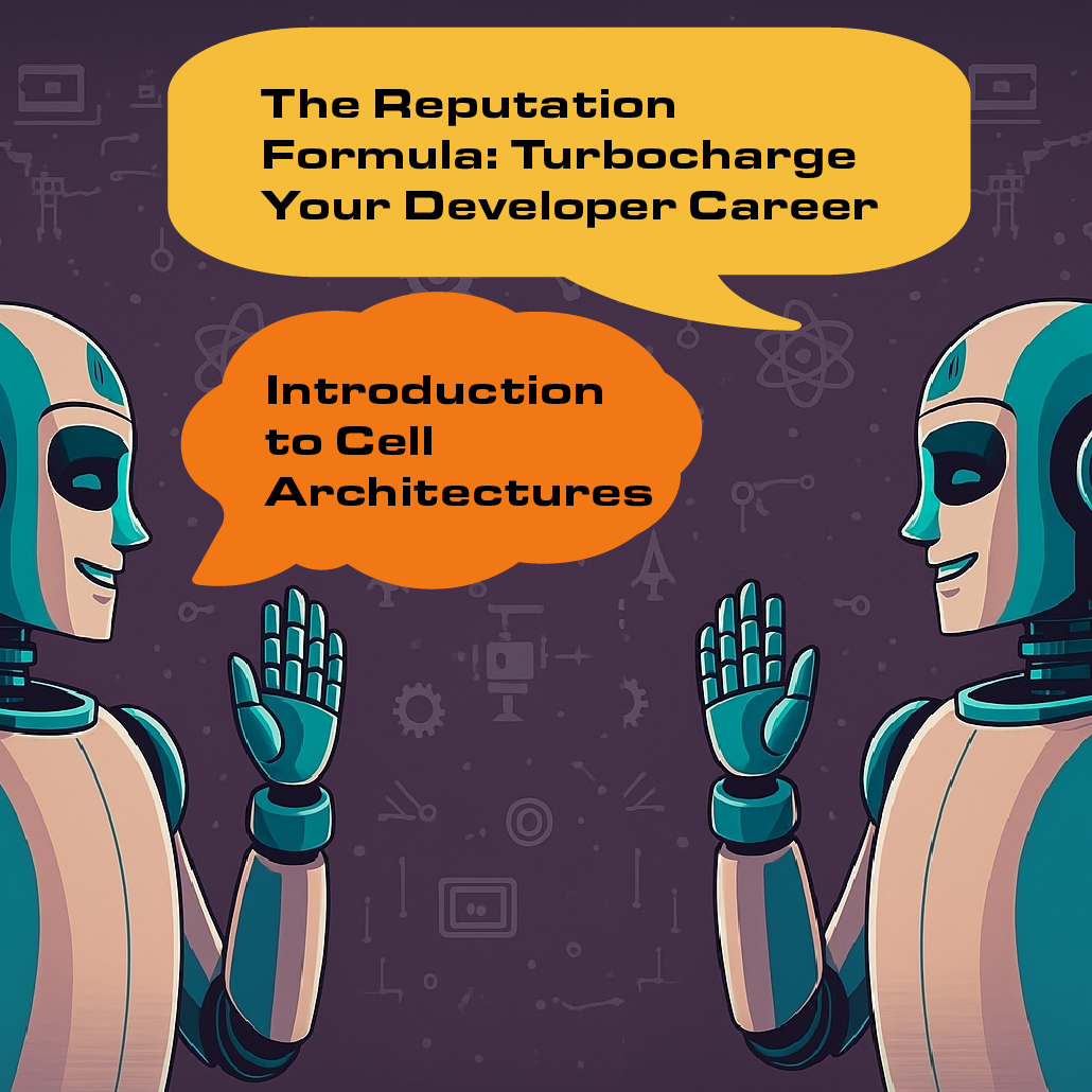Two talks FTW! 1: Dev Career Boost. 2: Cell Architecture