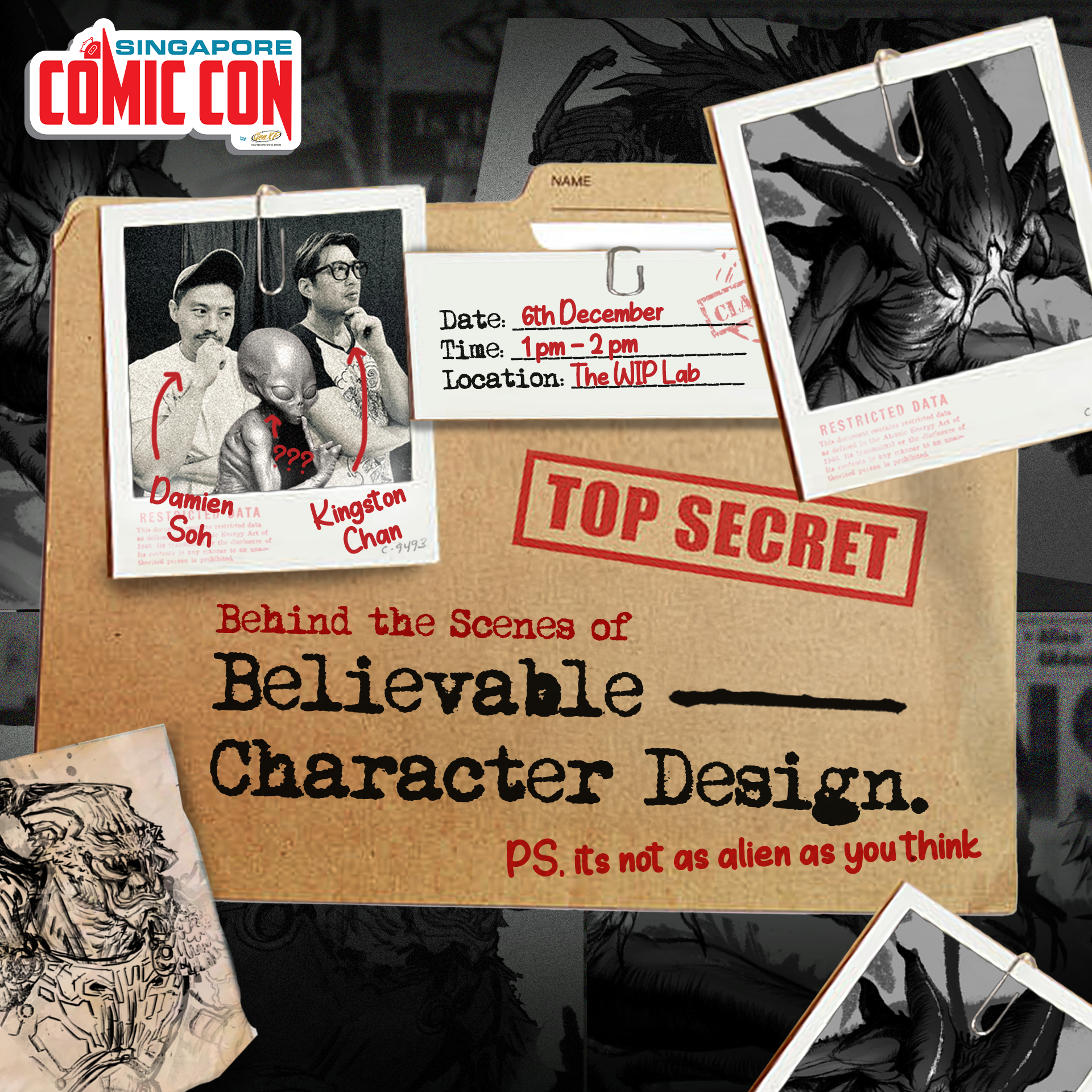 The Art of Believable Character Design (ART Talk @ SG Comic Con)