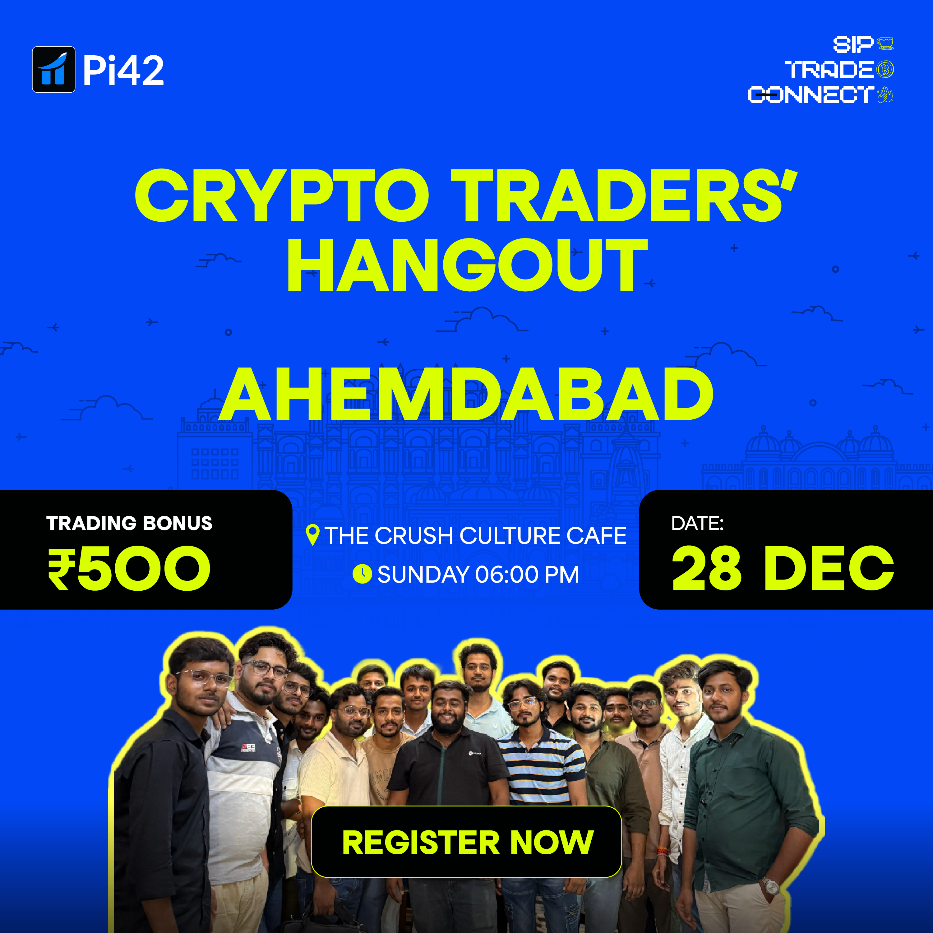 Pi42 Crypto Traders’ Hangout - Ahmedabad