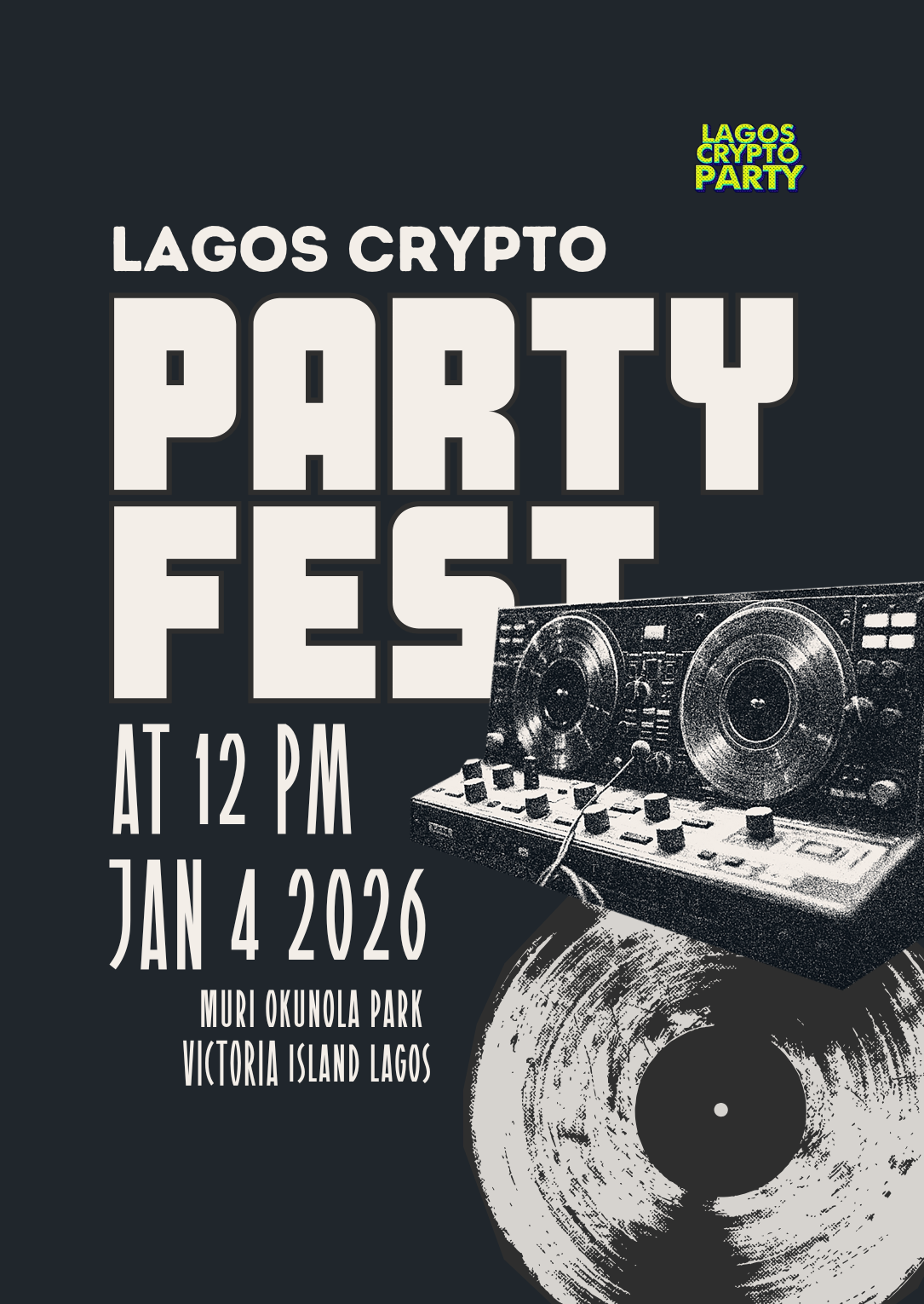 LAGOS CRYPTO PARTY FESTIVAL
