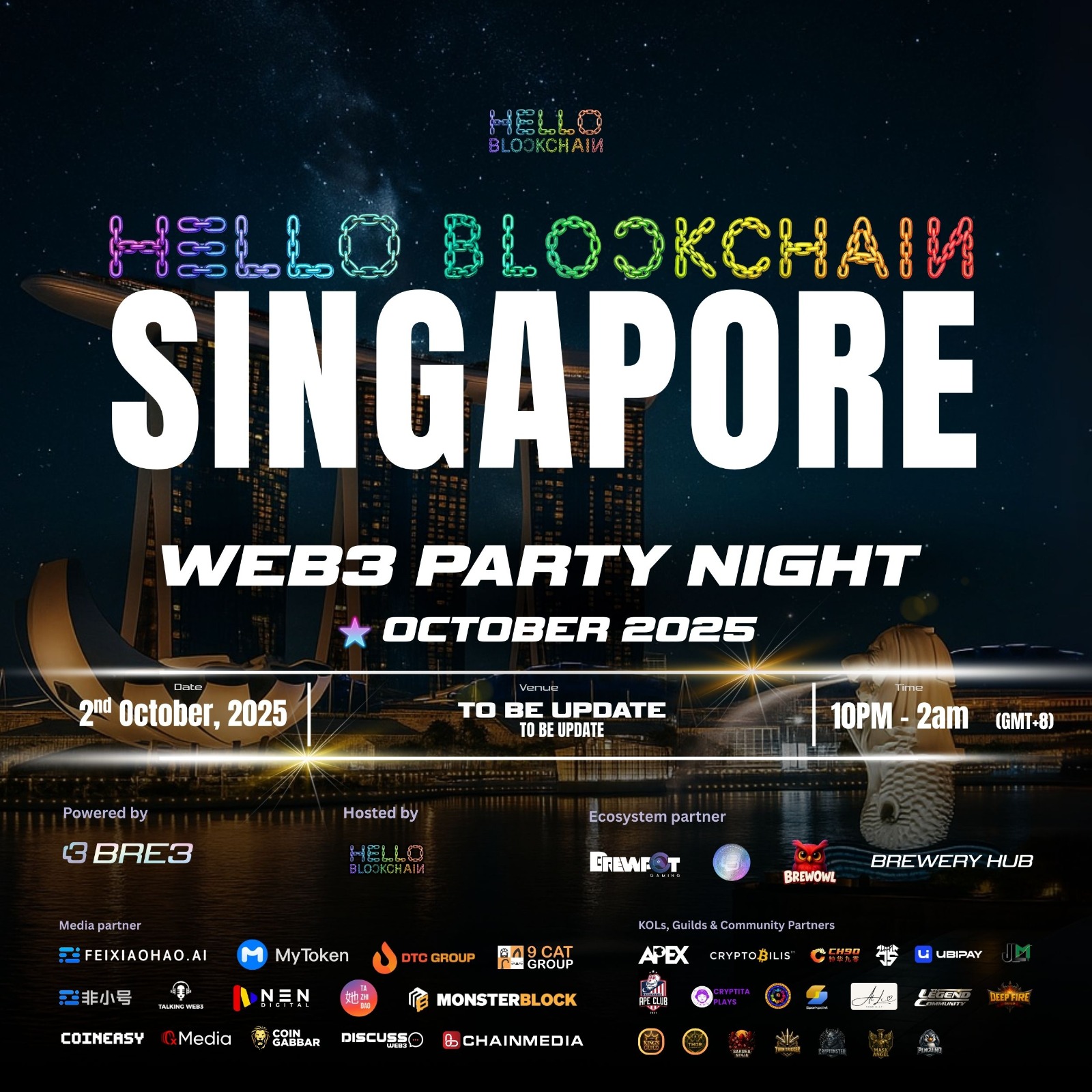 Crypto Nomads | Hello Blockchain Singapore—WEB3 Party Night