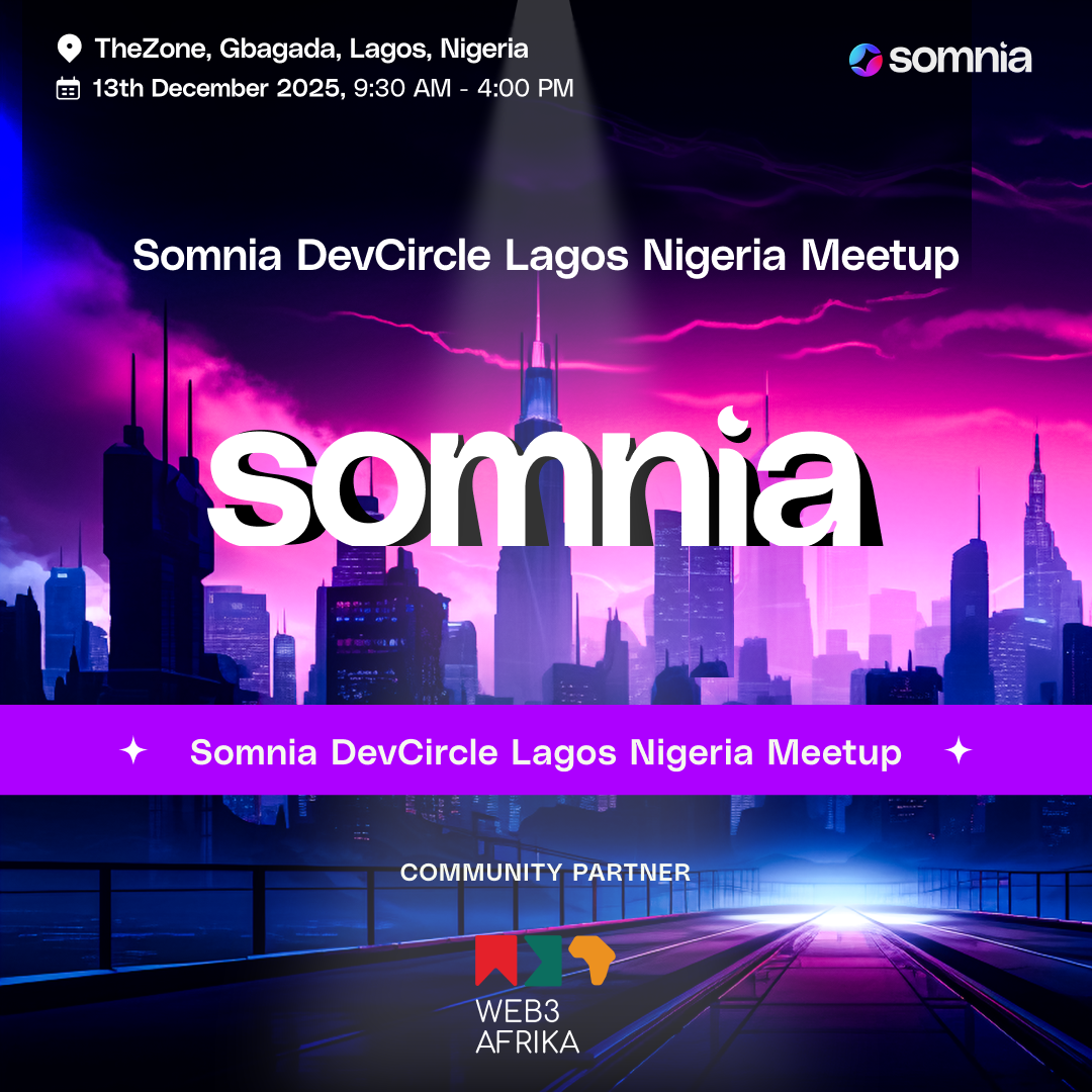 Somnia DevCircle Lagos Meetup
