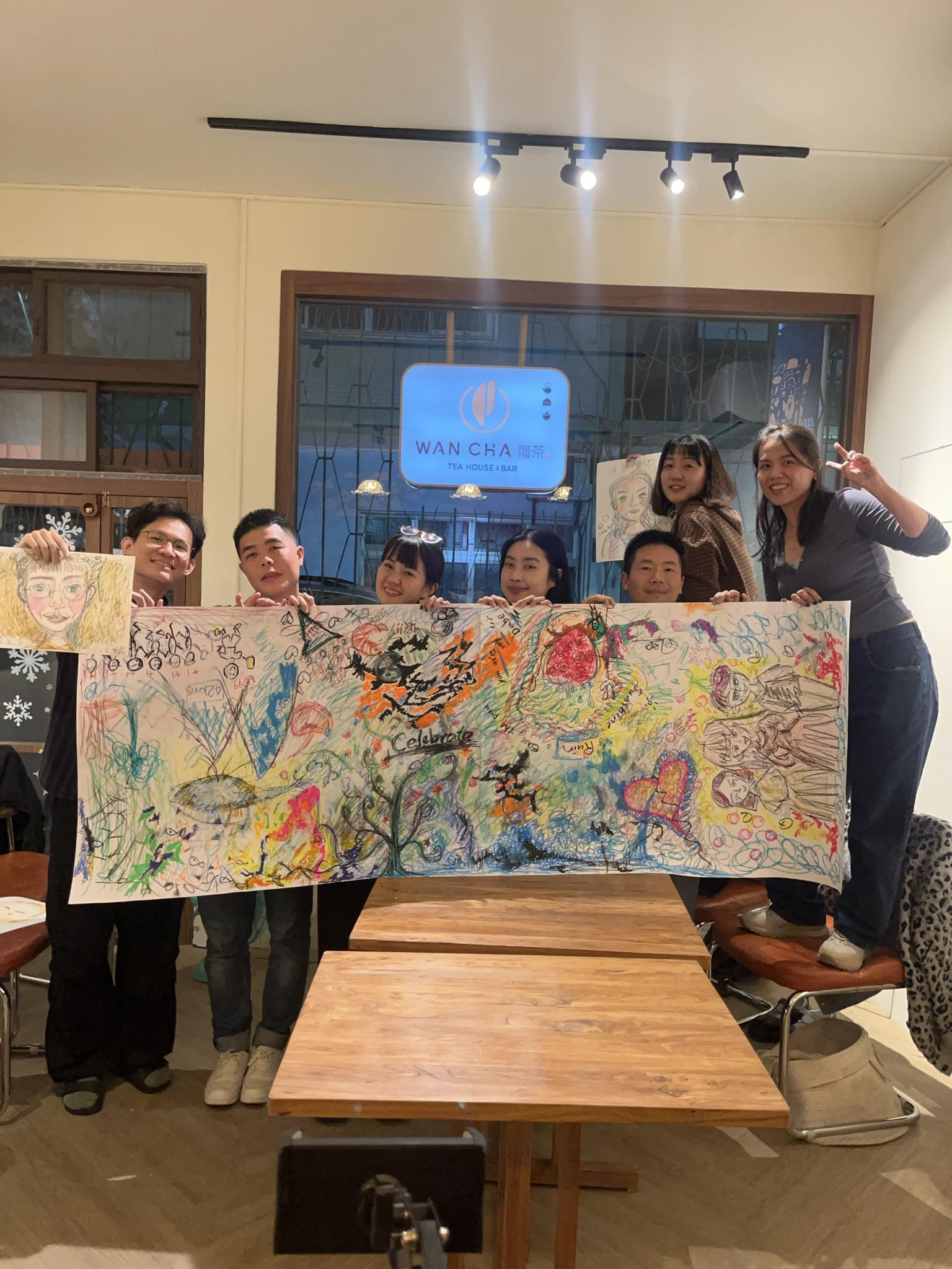 微醺直覺繪-我要畫滿整面牆