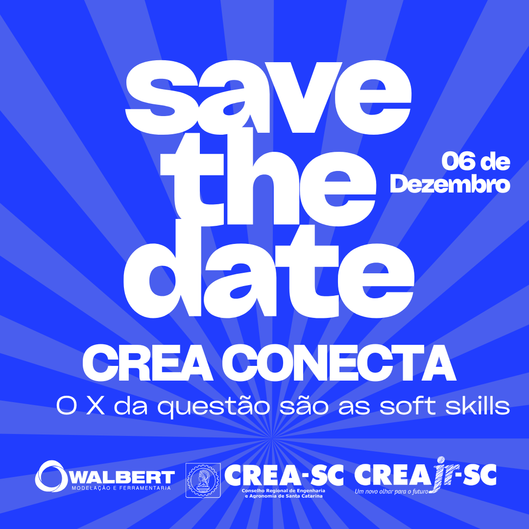 SAVE THE DATE | CREA Conecta - O X da questão são as soft skills