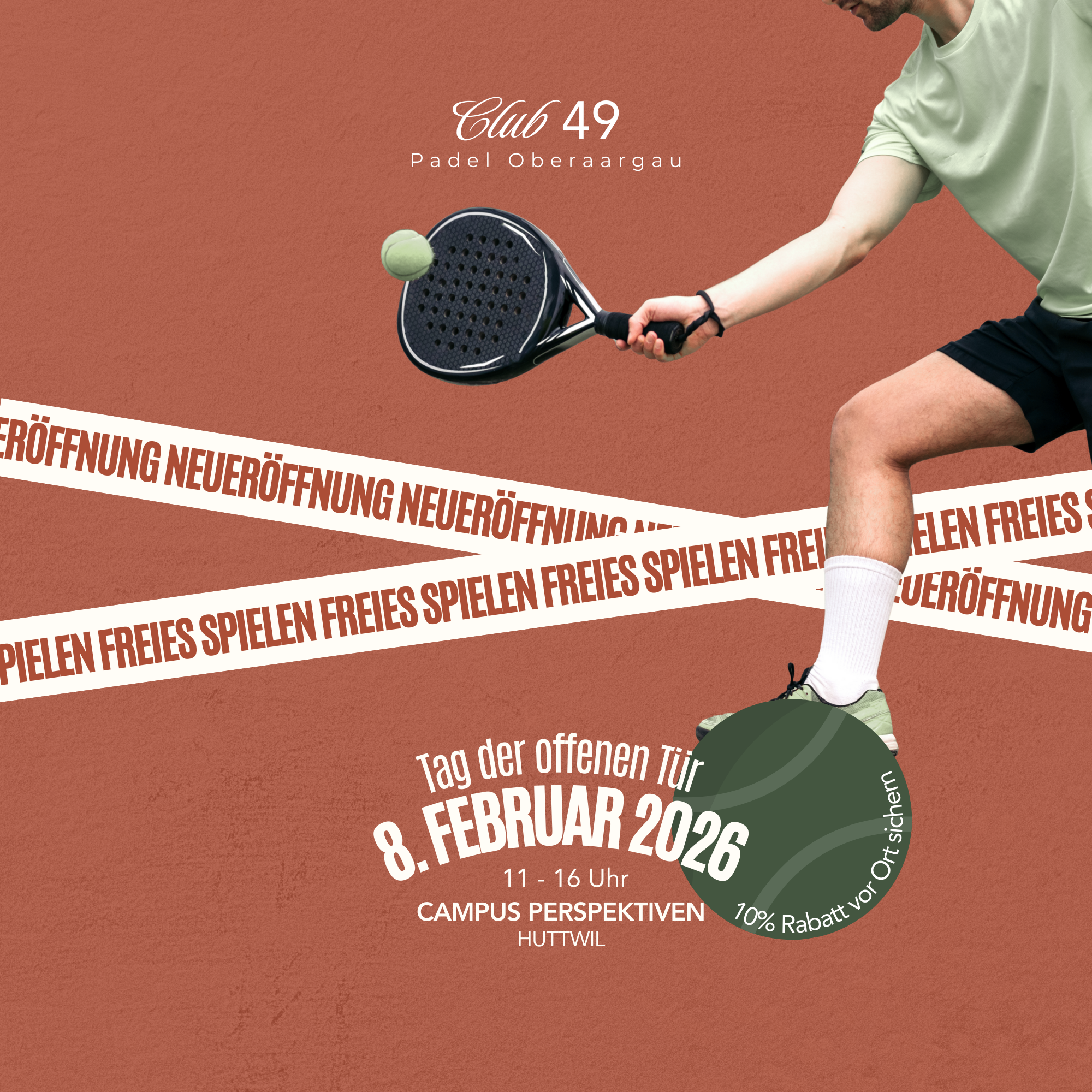 Tag der offenen Tür - Padel Oberaargau Club49