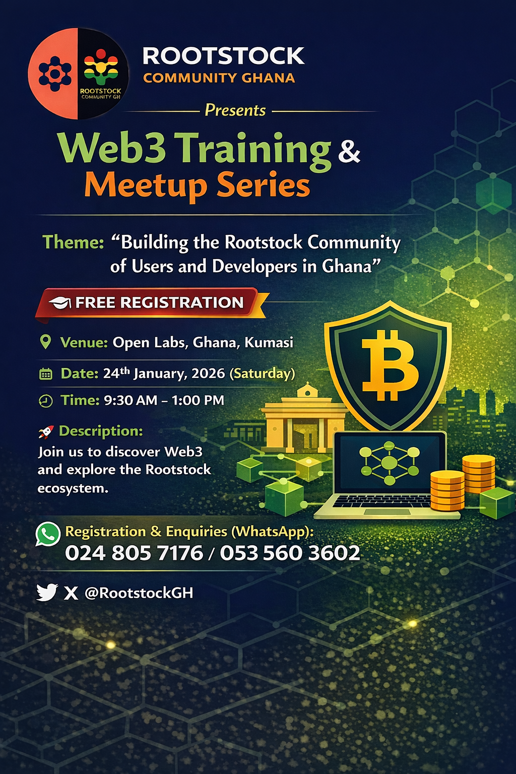 Building Rootstock Community Of Users And Developers In Ghana