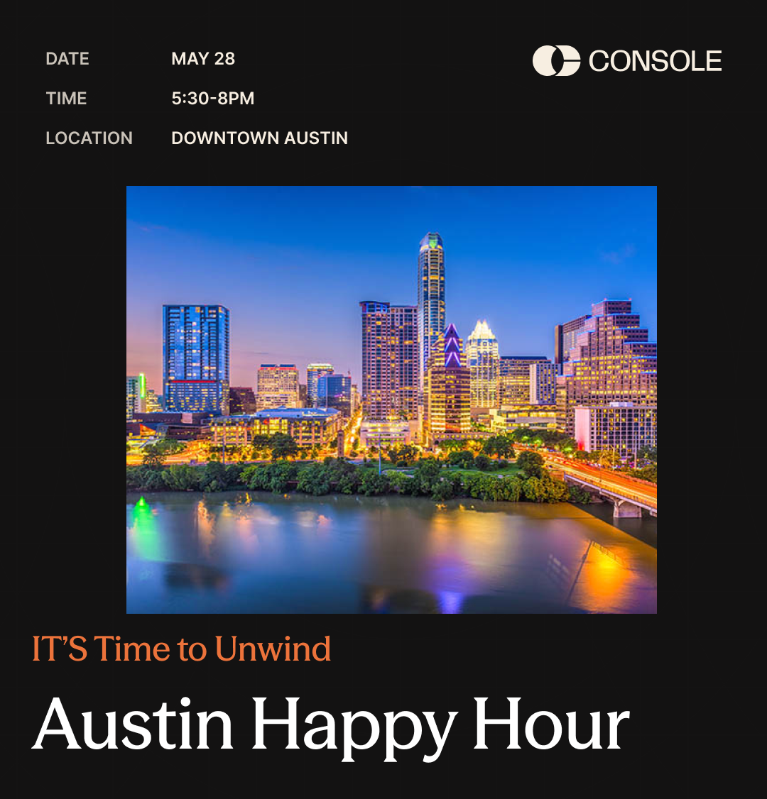 Cover art for #IT Happy Hour Austin — Upstairs at Caroline