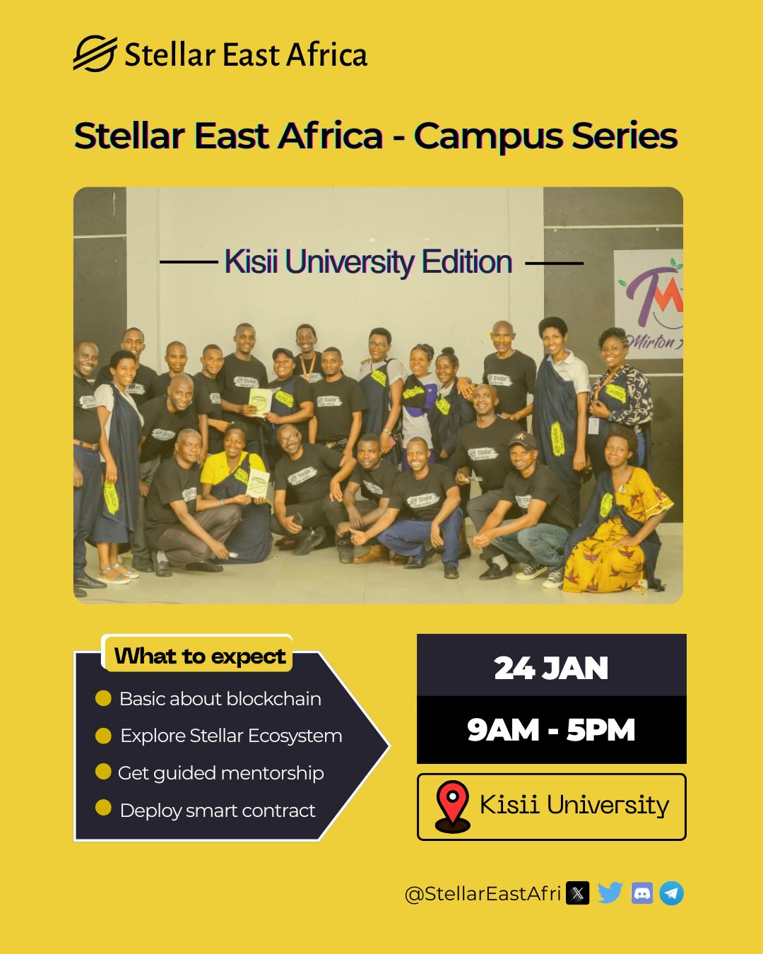 Stellar East Africa Builders Workshop – Kisii University