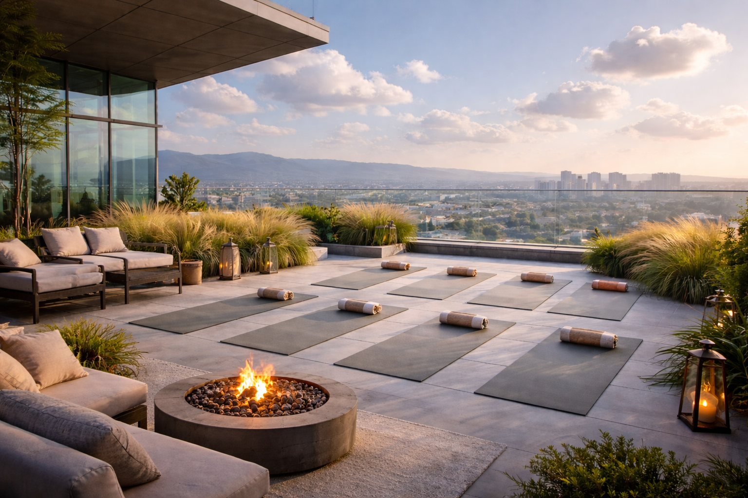 Cover art for #May Soft Landing: Rooftop Yoga & Art at Dusk — San Jose, California