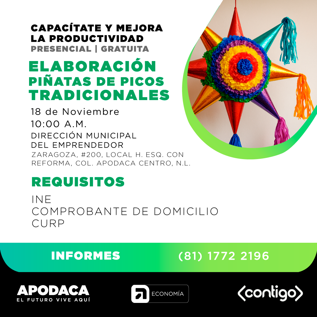 ELABORACIÓN DE PIÑATAS (PRESENCIAL)