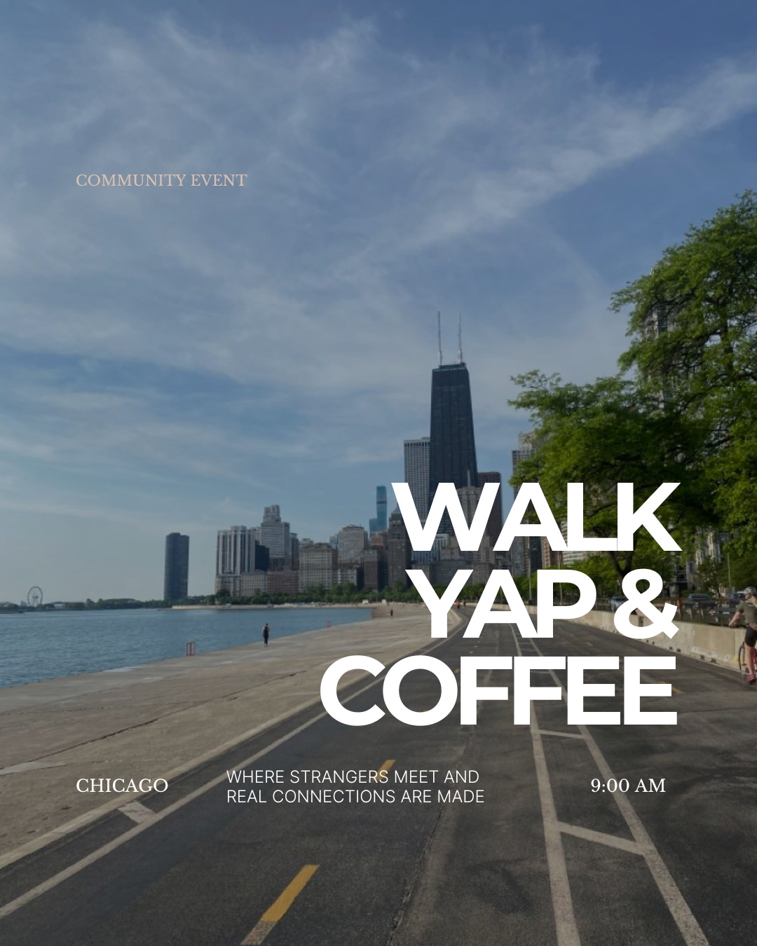 Walk, Yap, & Coffee Chicago